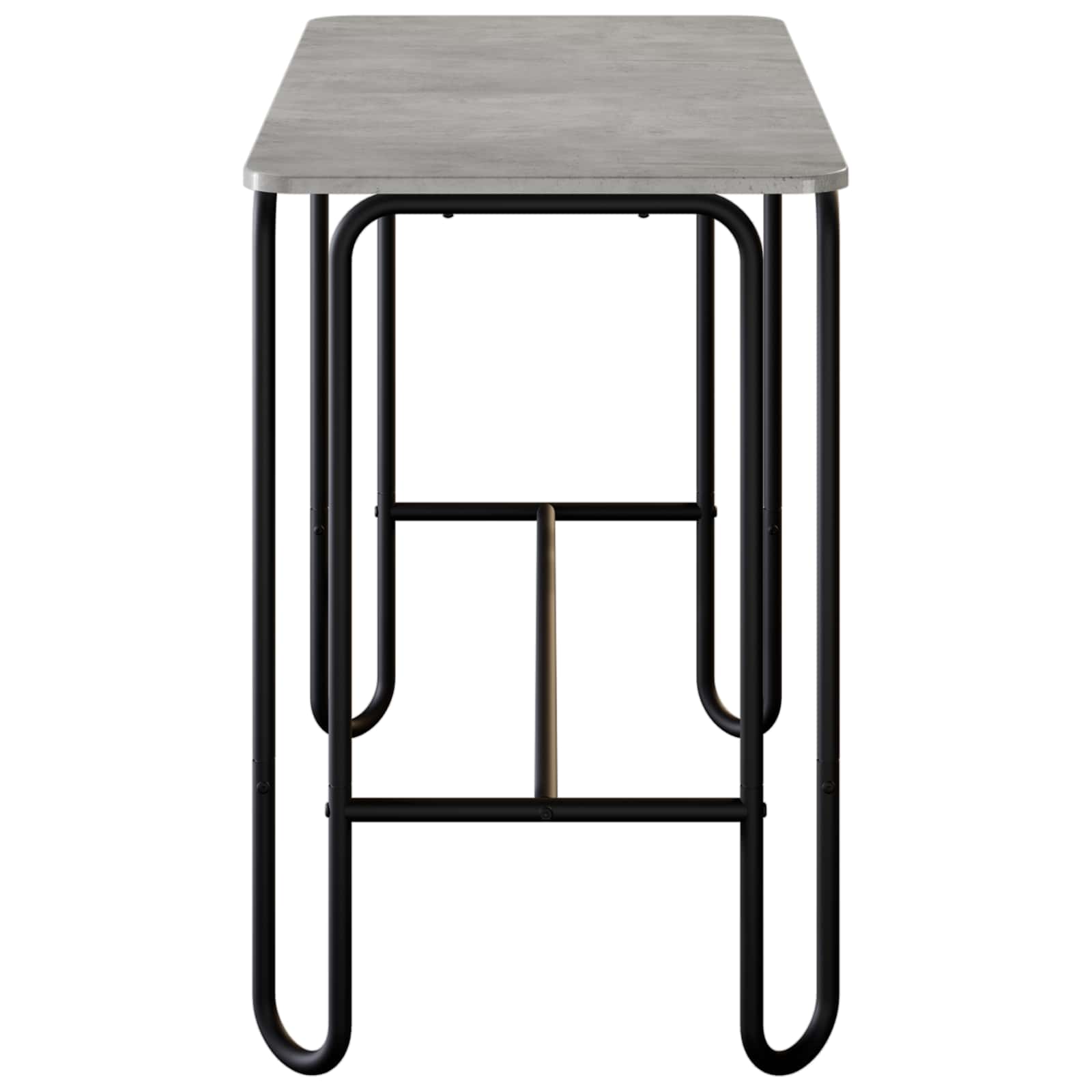 Valgomojo stalas 100 x 50 x 75 cm Apdirbta mediena Betono pilka