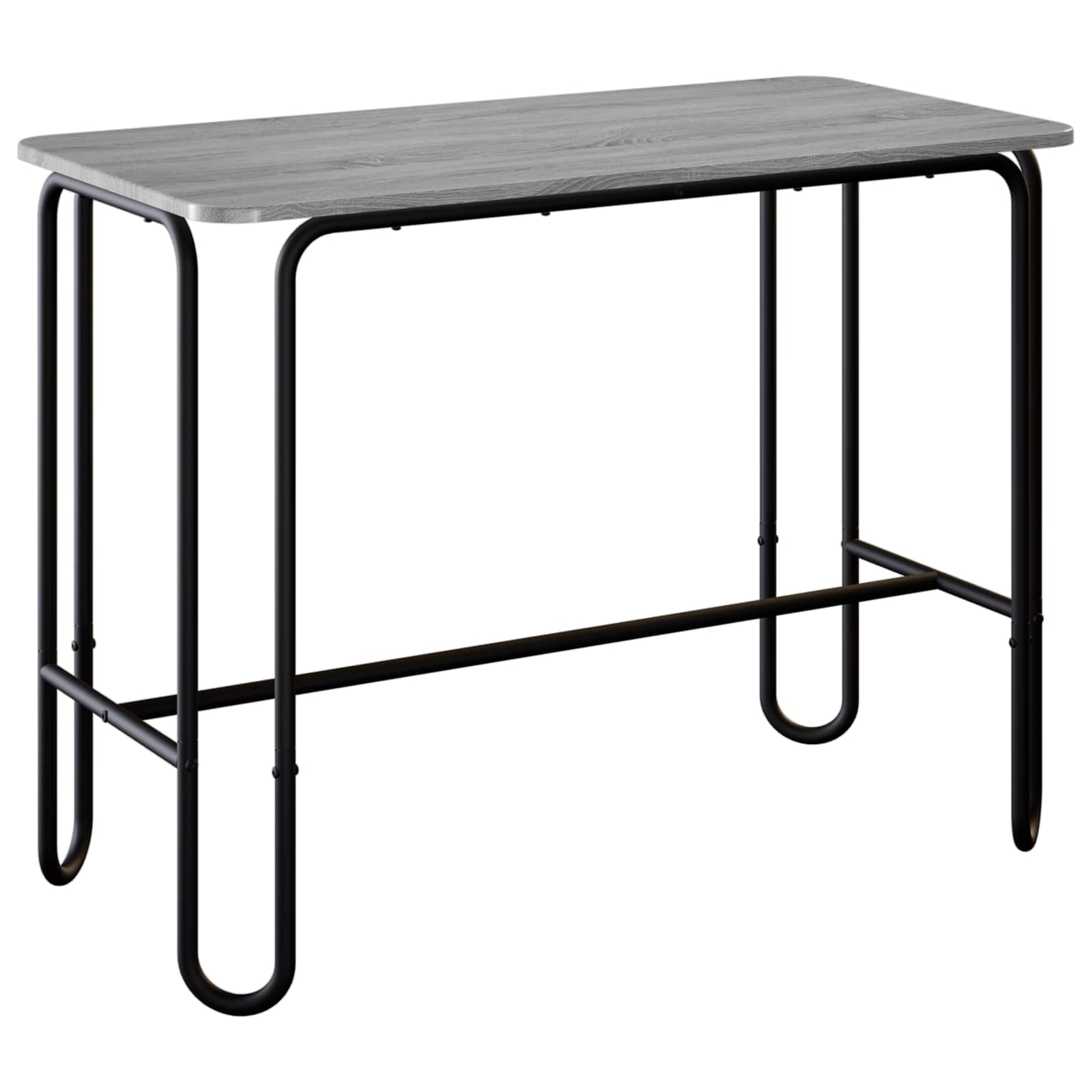 Valgomojo stalas 100 x 50 x 75 cm Apdirbta mediena Pilka Sonoma