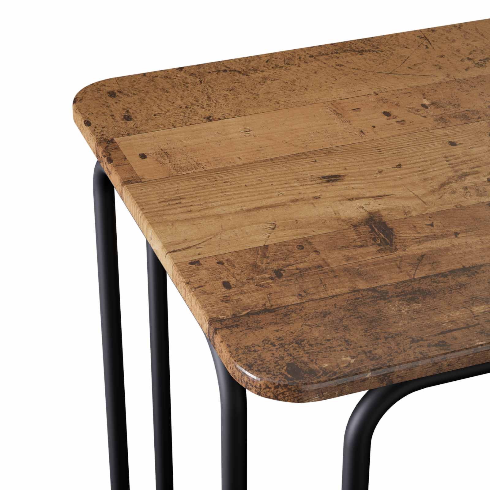Valgomojo stalas 100 x 50 x 75 cm Apdirbta mediena Stačiakampio