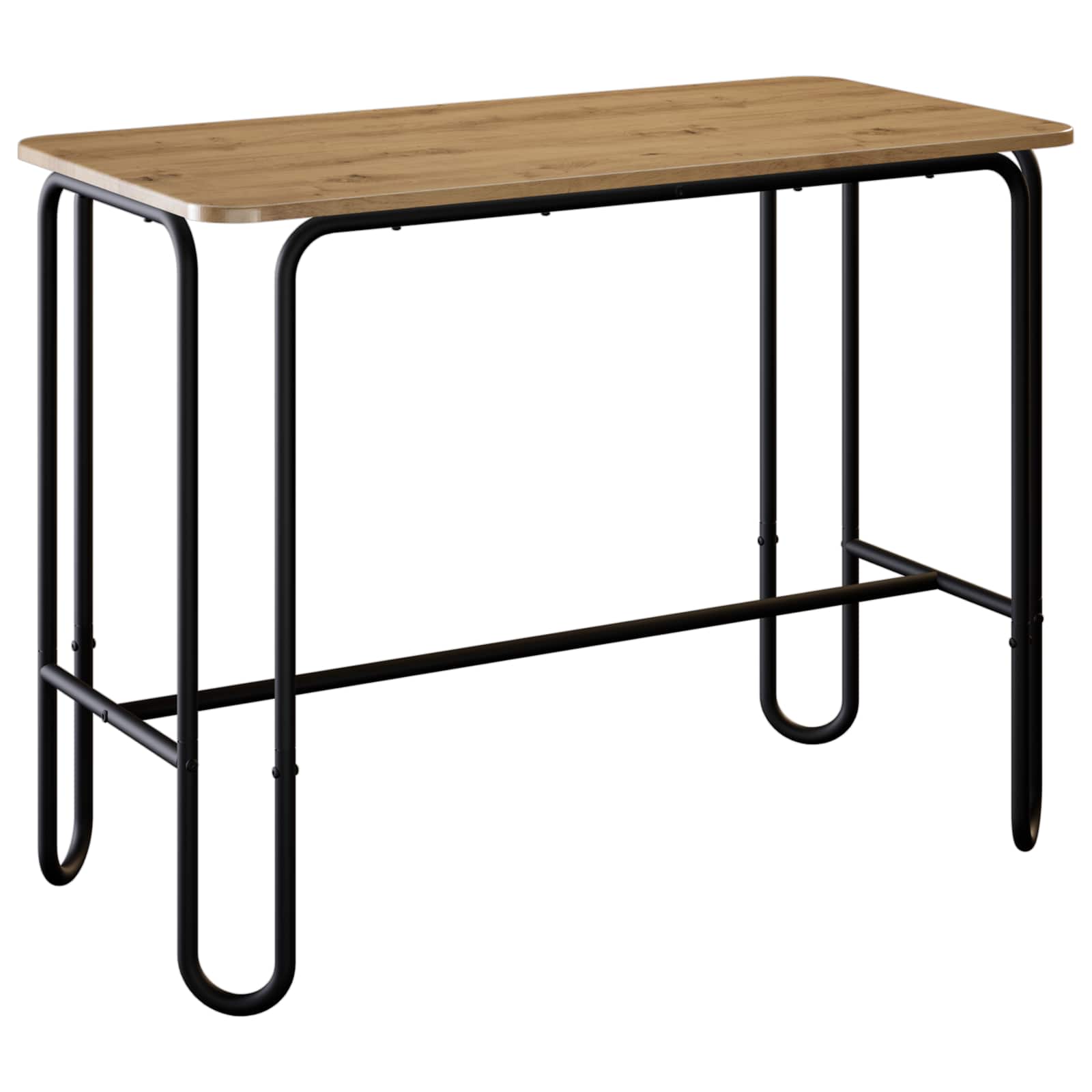 Valgomojo stalas 100 x 50 x 75 cm Apdirbta mediena Stačiakampio