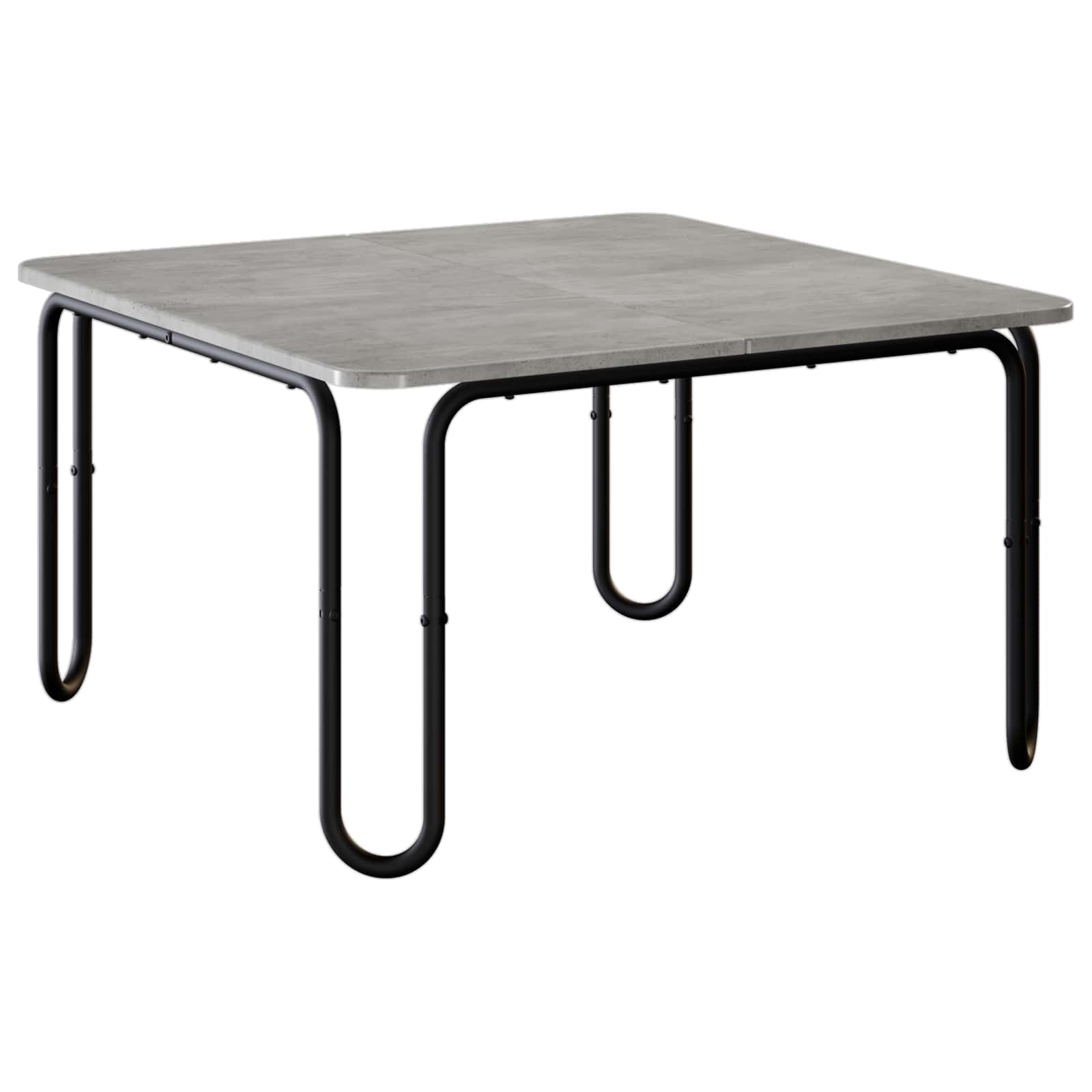 Kavos staliukas Betono pilka 79,5 x 79,5 x 45 cm