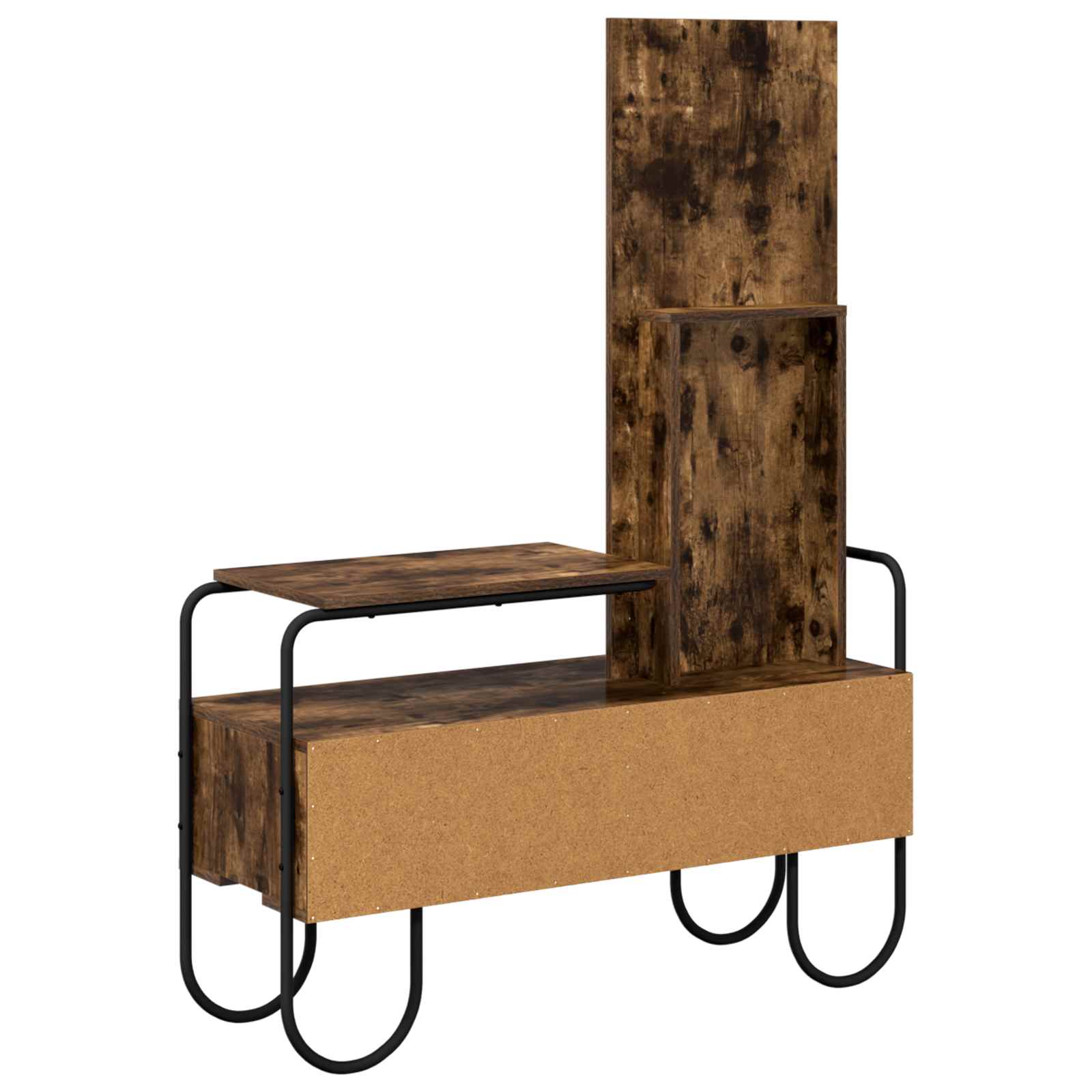 Makiažo stalas su stalčių Dūminio ąžuolo 100 x 36,5 x 136 cm