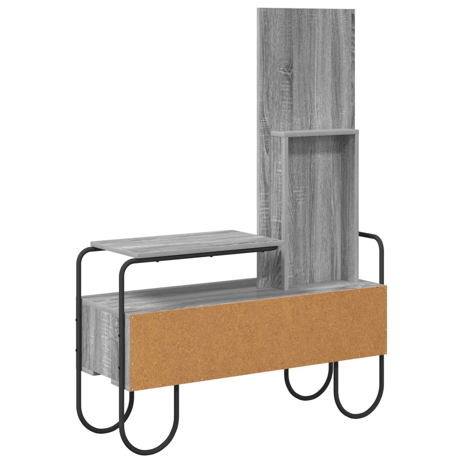 Makiažo stalas su stalčių Pilka Sonoma 100 x 36,5 x 136 cm