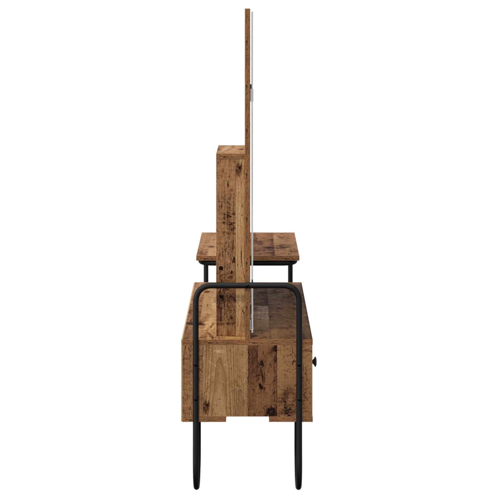Makiažo stalas Sendintos medienos 100 x 36,5 x 136 cm