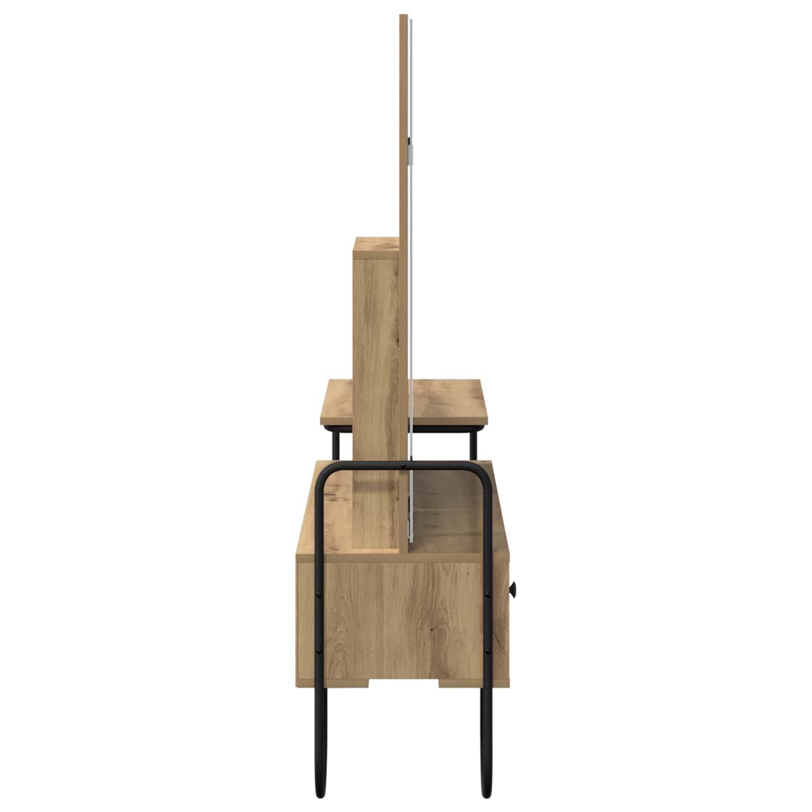 Makiažo stalas su stalčių Artisano ąžuolo 100 x 36,5 x 136 cm