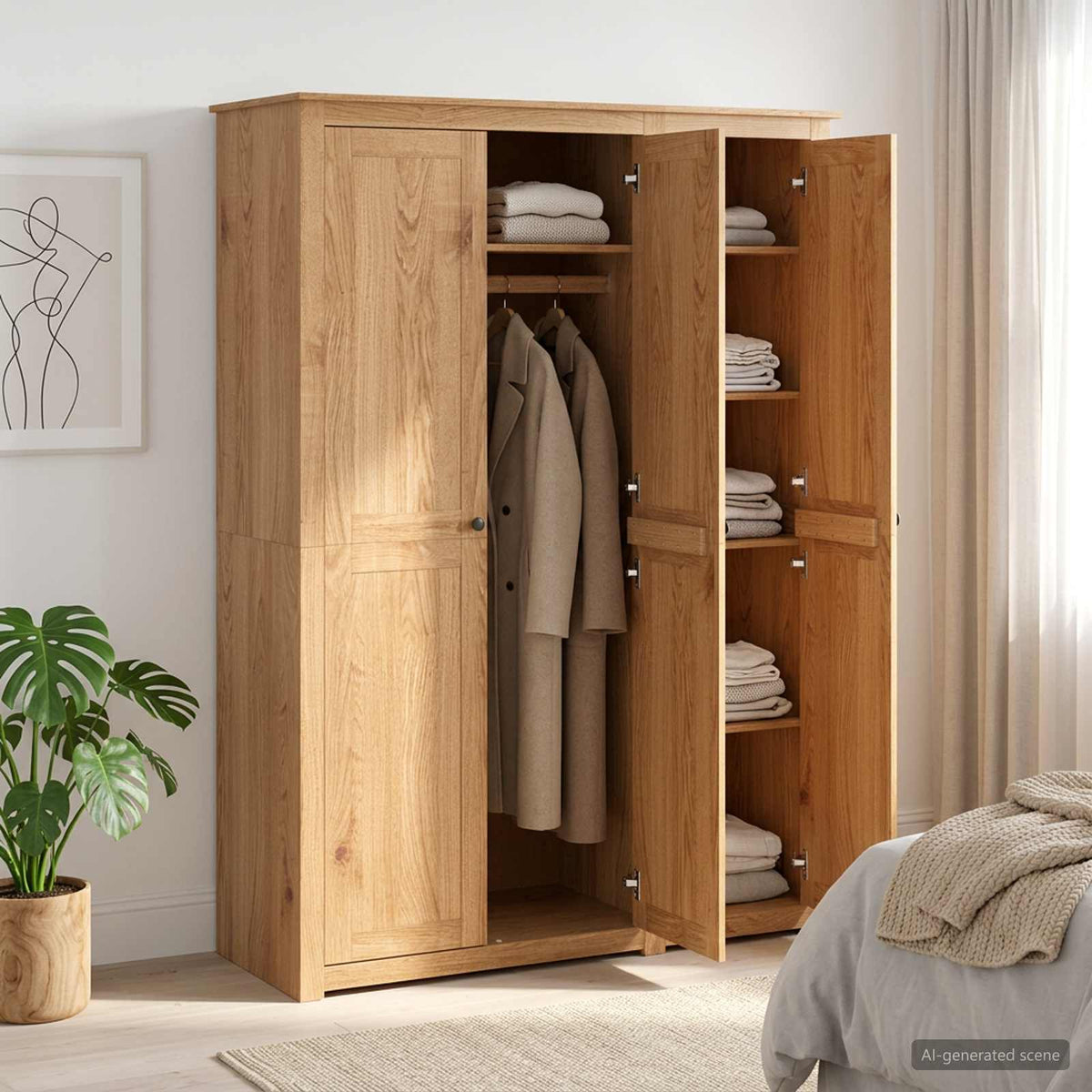 Spinta PANAMA Medus 131,5 x 50 x 185 cm Pušies medienos masyvas