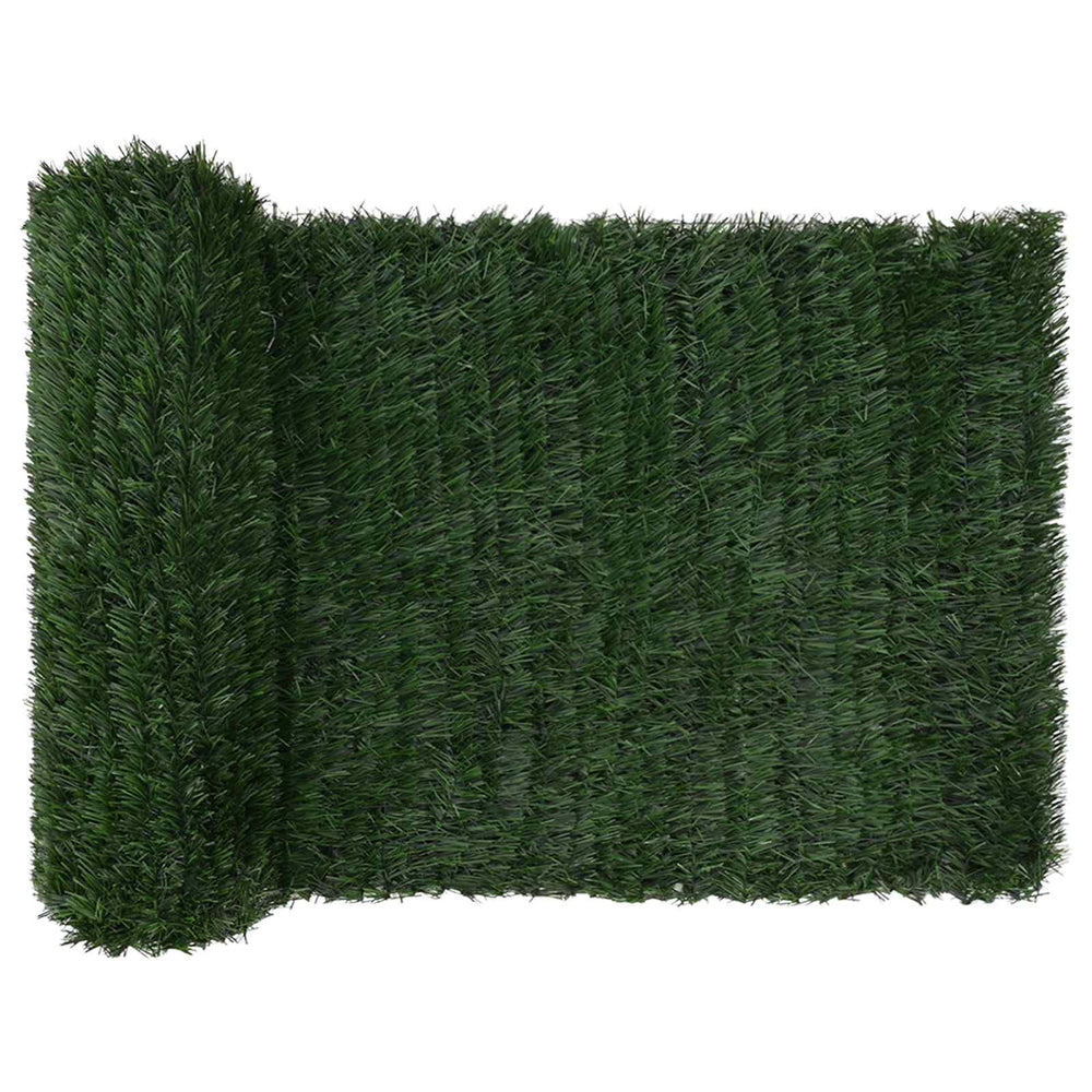 Dirbtinė tvora Tamsiai žalia 1 x 3 m PVC ir Plienas