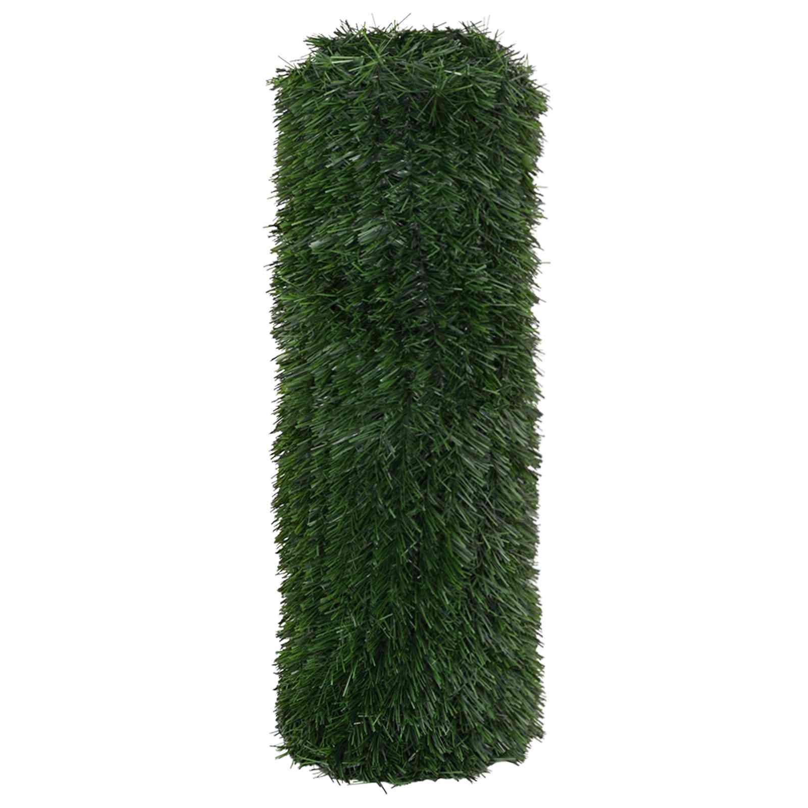 Dirbtinė tvora Tamsiai žalia 1 x 4 m PVC ir Plienas