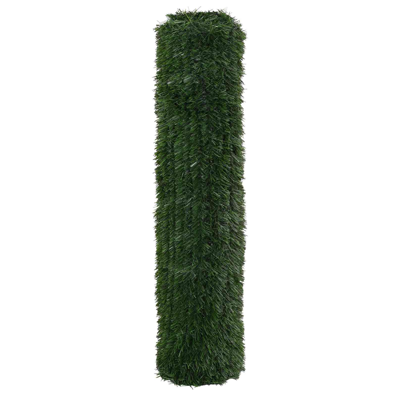 Dirbtinė tvora Tamsiai žalia 1,5 x 6 m PVC ir Plienas