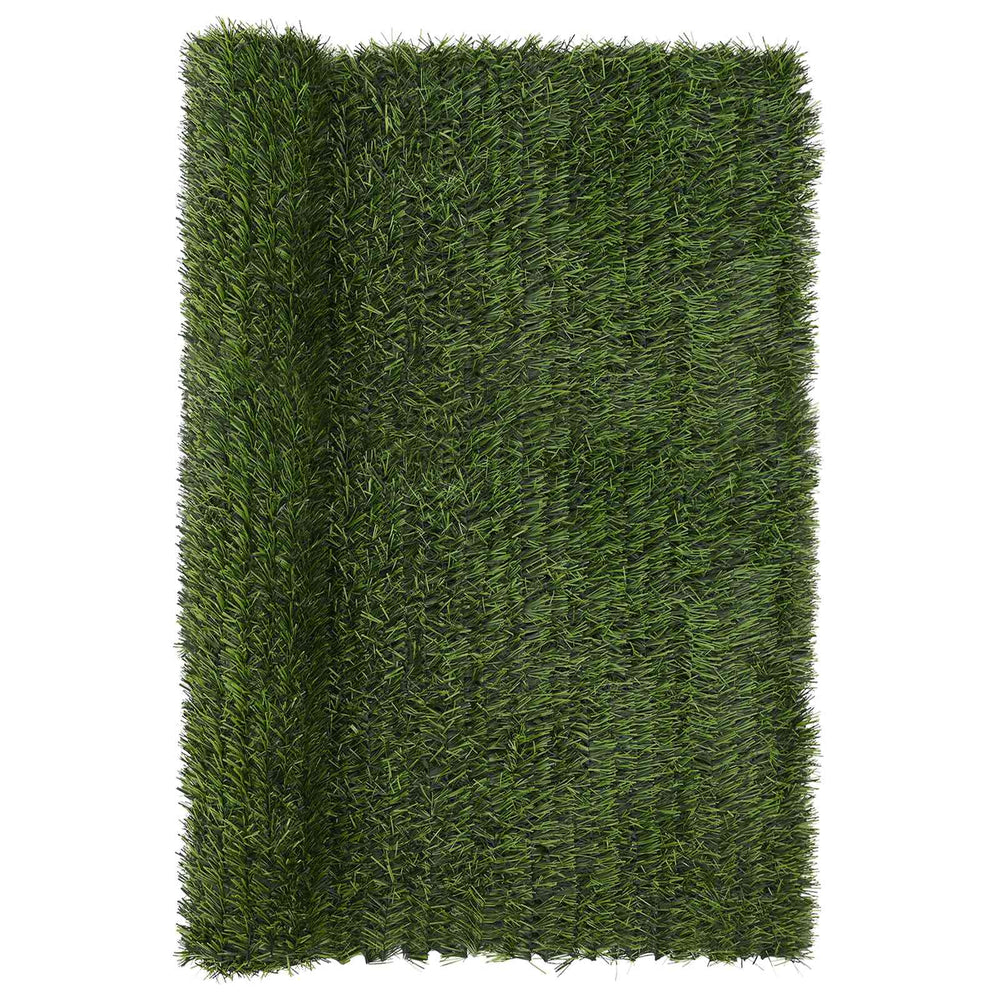 Dirbtinė tvora Šviesiai žalia 1,5 x 4 m PVC ir Plienas