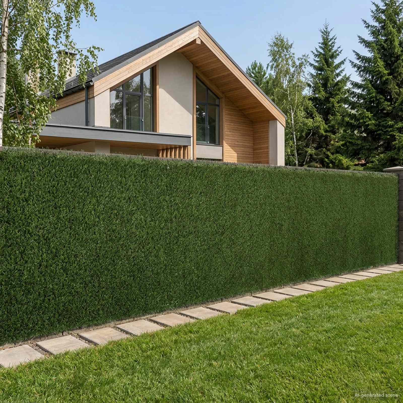 Dirbtinė tvora Šviesiai žalia 1,5 x 5 m PVC ir Plienas