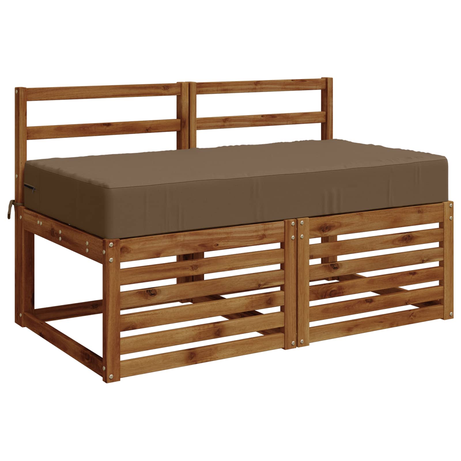 Sėdynės pagalvėlė SOEST 100% poliesteris Taupe 120 x 80 x 15 cm