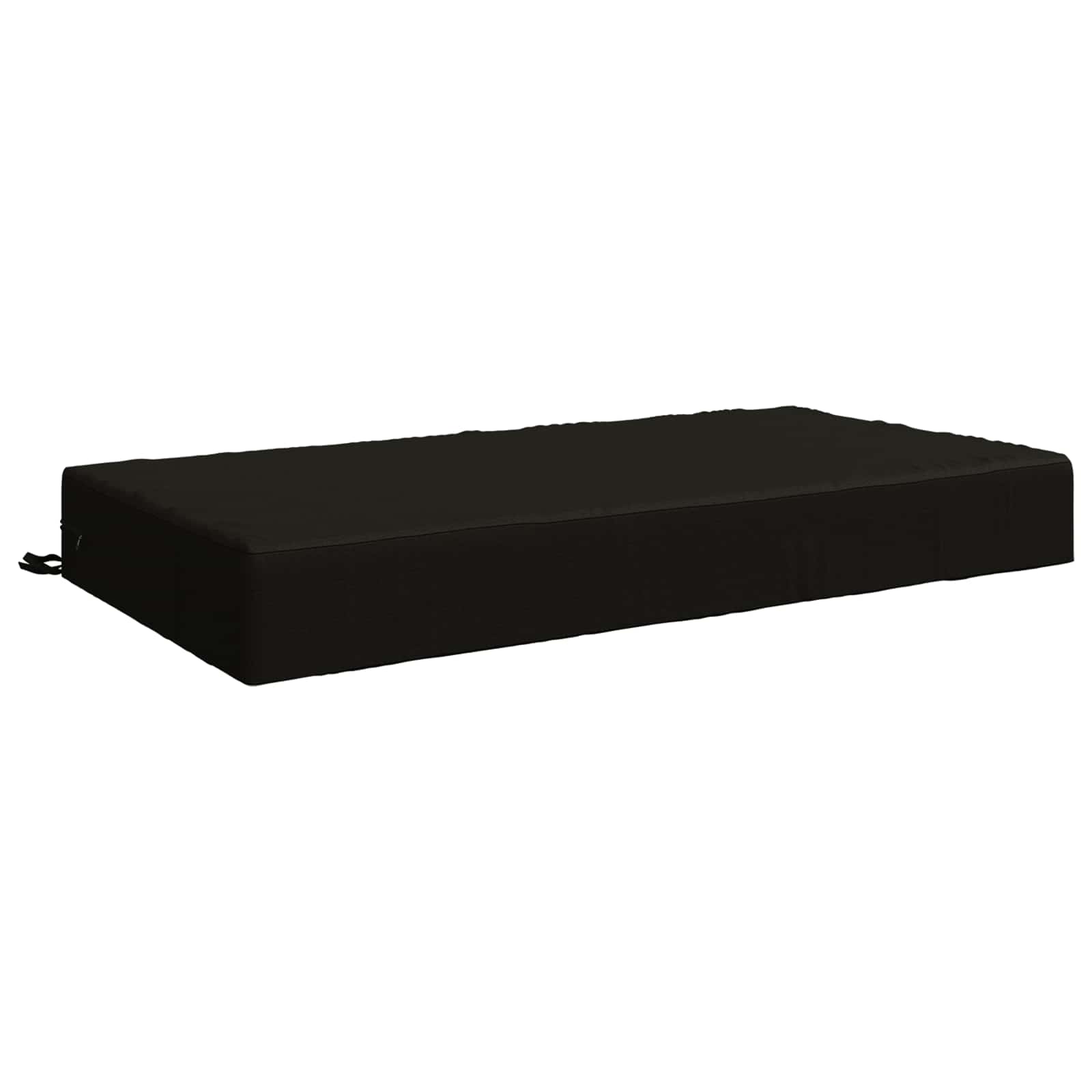 Sėdynės pagalvėlė SOEST 100% poliesteris Juoda 120 x 80 x 15 cm