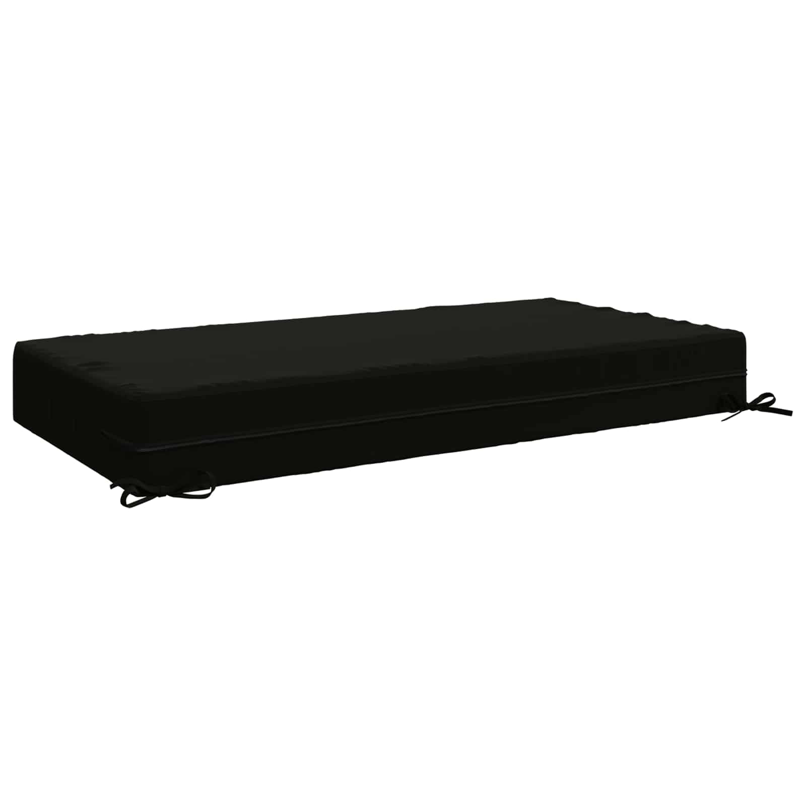 Sėdynės pagalvėlė SOEST 100% poliesteris Juoda 120 x 80 x 15 cm