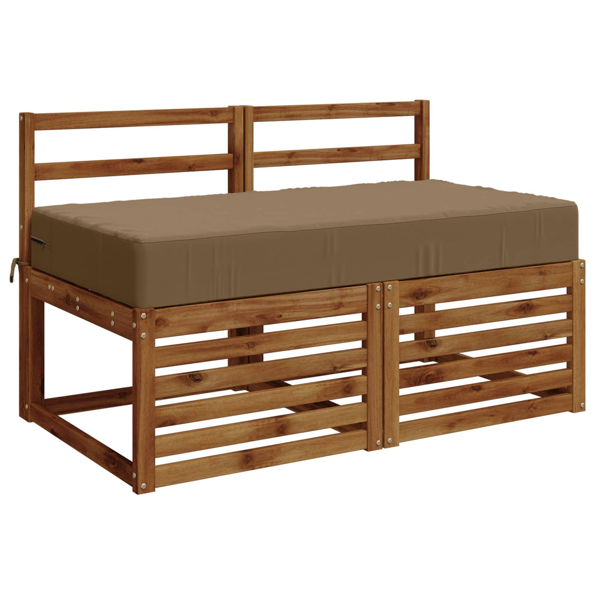 Sėdynės pagalvėlė SOEST 100% poliesteris Taupe 120 x 80 x 15 cm