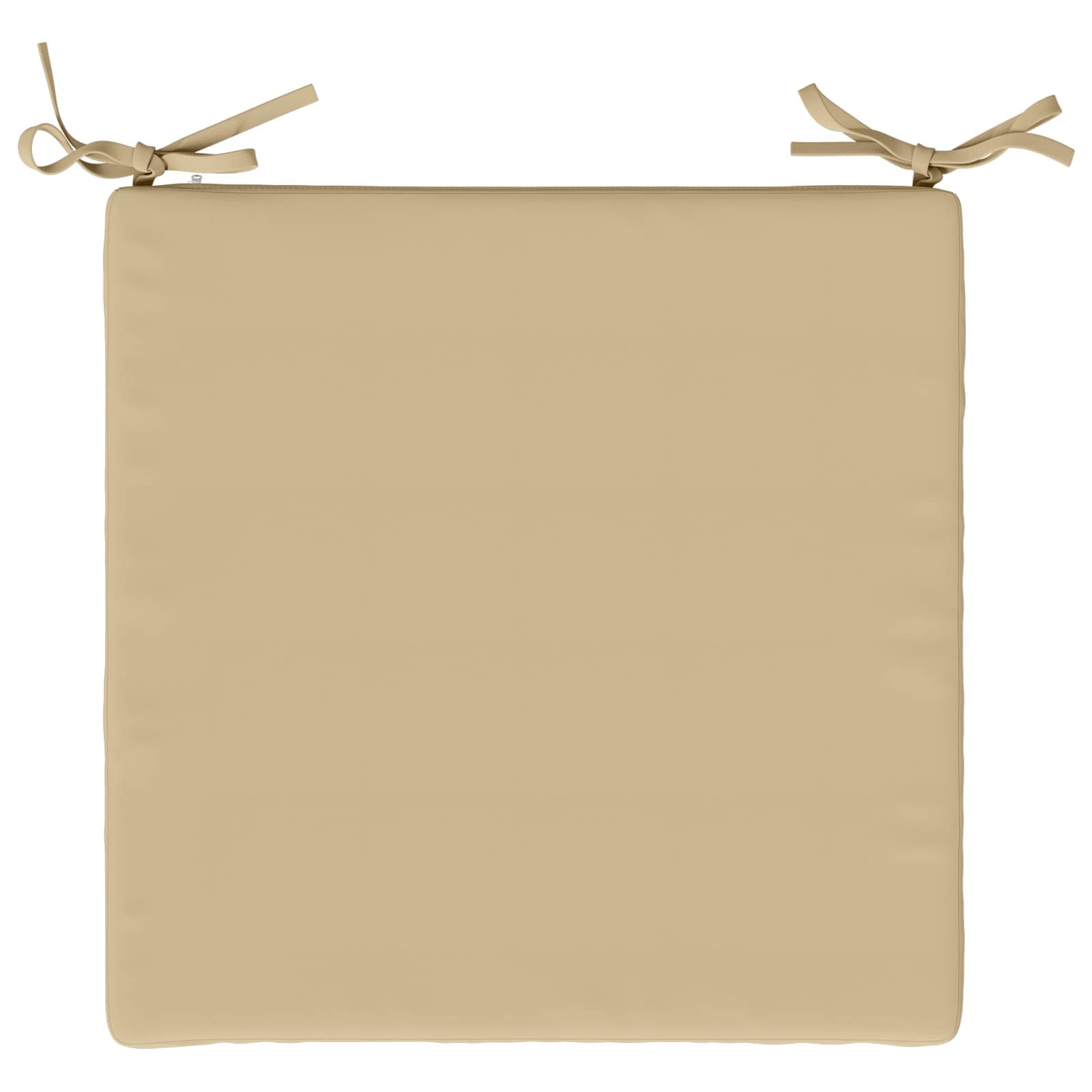 4 dalių sėdynės pagalvėlės SOEST 4 vnt. 100% poliesteris Smėlio