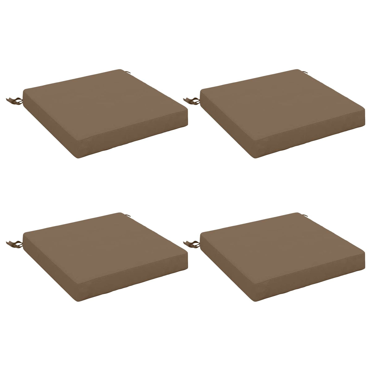 4 dalių sėdynės pagalvėlės SOEST 4 vnt. 100% poliesteris Taupe