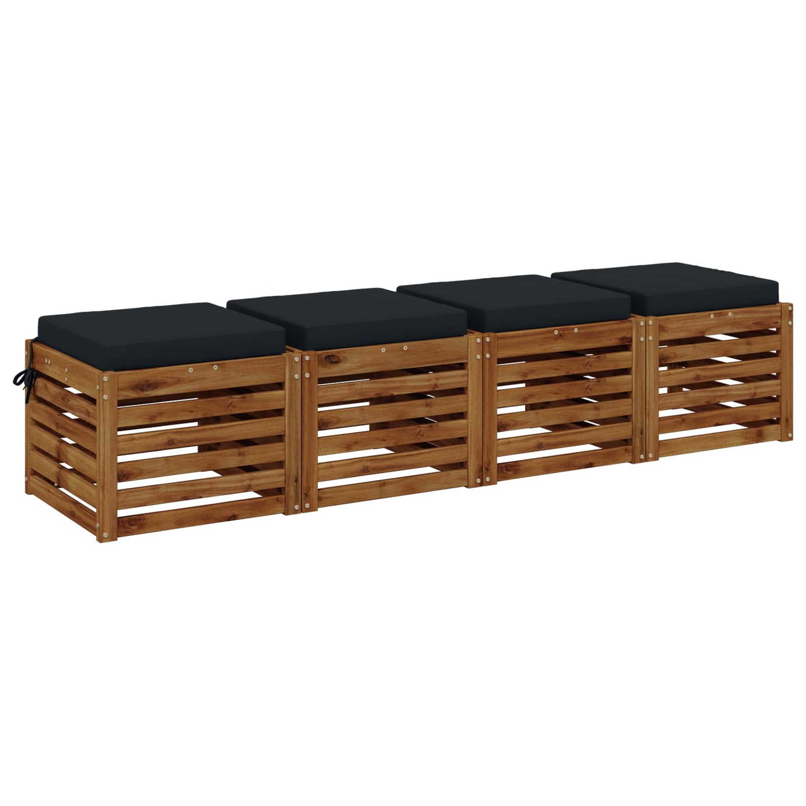4 dalių sėdynės pagalvėlės SOEST 4 vnt. 100% poliesteris