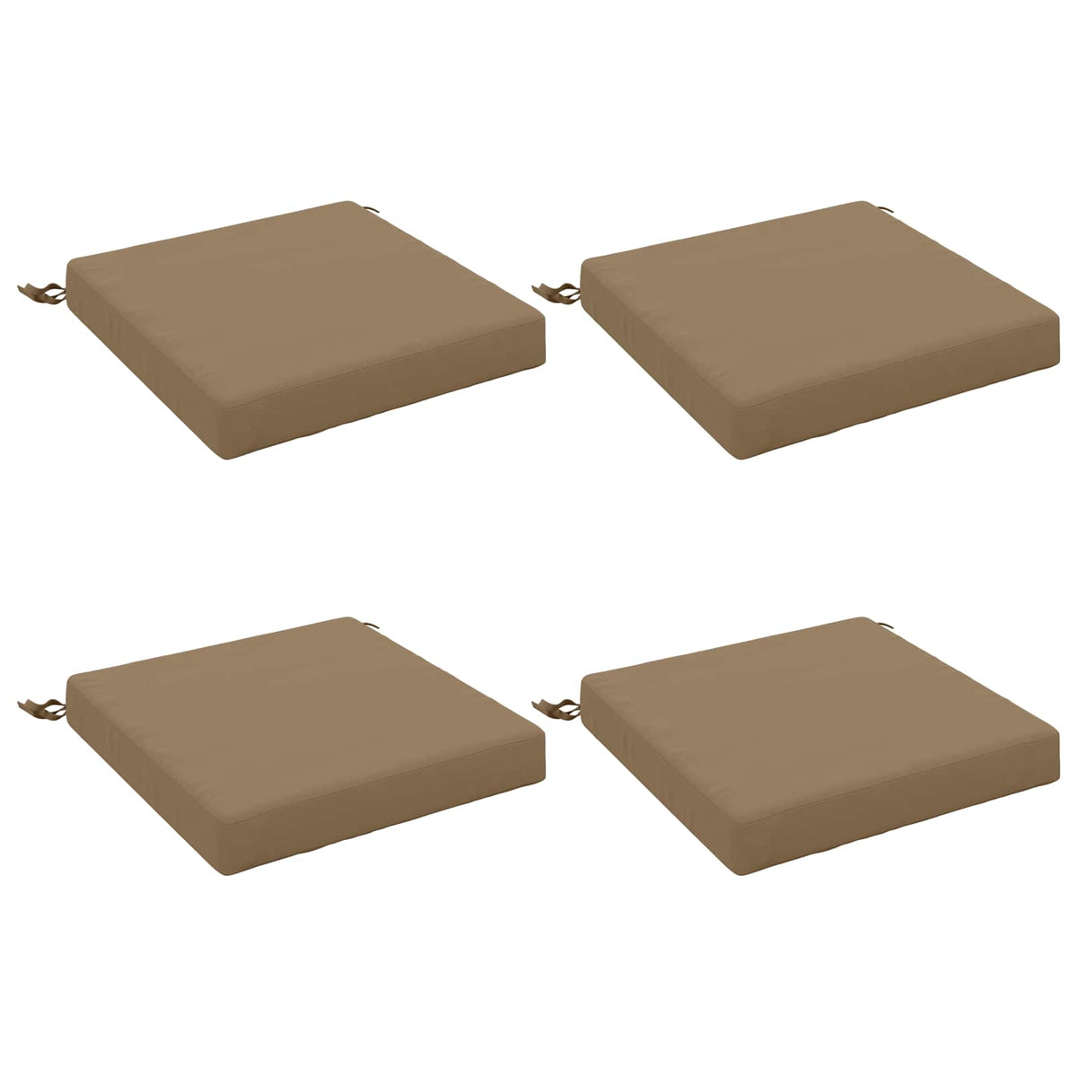 4 dalių sėdynės pagalvėlės SOEST 4 vnt. 100% poliesteris Taupe