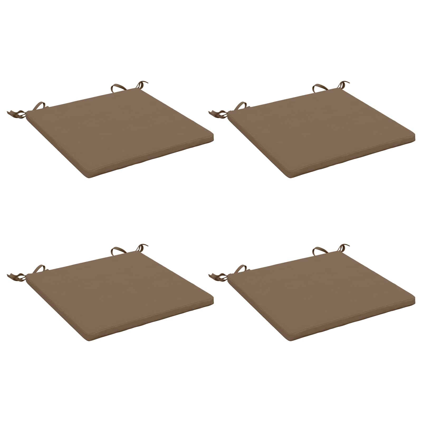 4 dalių sėdynės pagalvėlės SOEST 4 vnt. 100% poliesteris Taupe