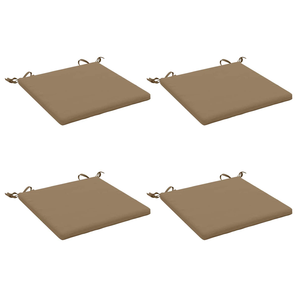 4 dalių sėdynės pagalvėlės SOEST 4 vnt. 100% poliesteris Taupe