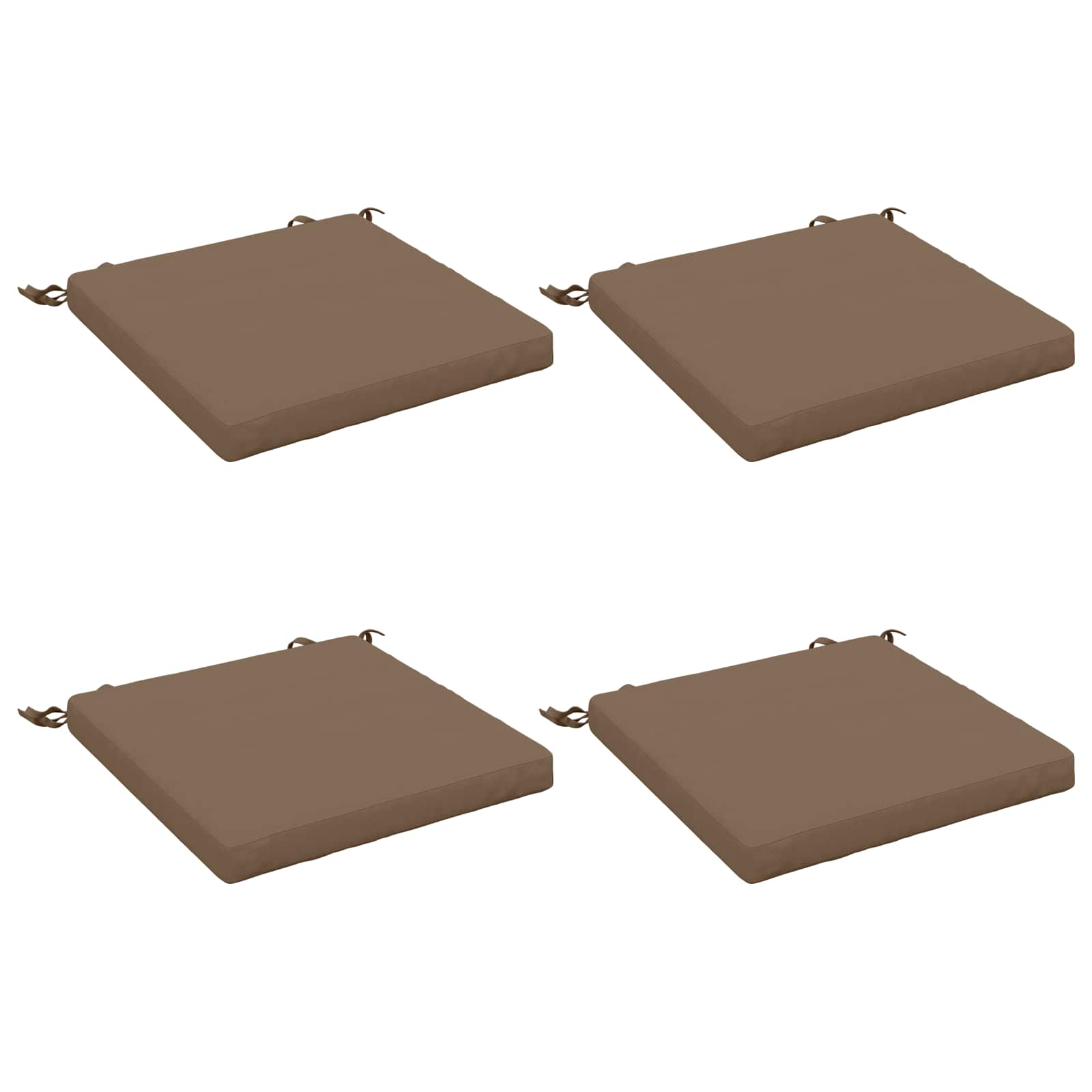 4 dalių sėdynės pagalvėlės SOEST 4 vnt. 100% poliesteris Taupe