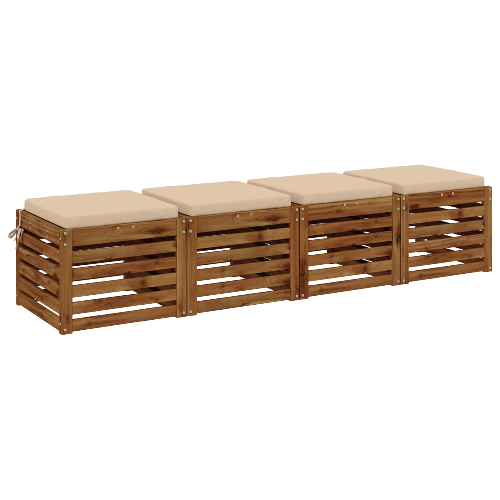 4 dalių sėdynės pagalvėlės SOEST 4 vnt. 100% poliesteris