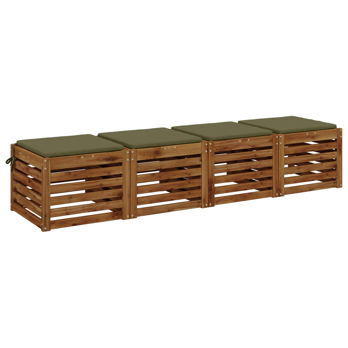 4 dalių sėdynės pagalvėlės SOEST 4 vnt. 100% poliesteris