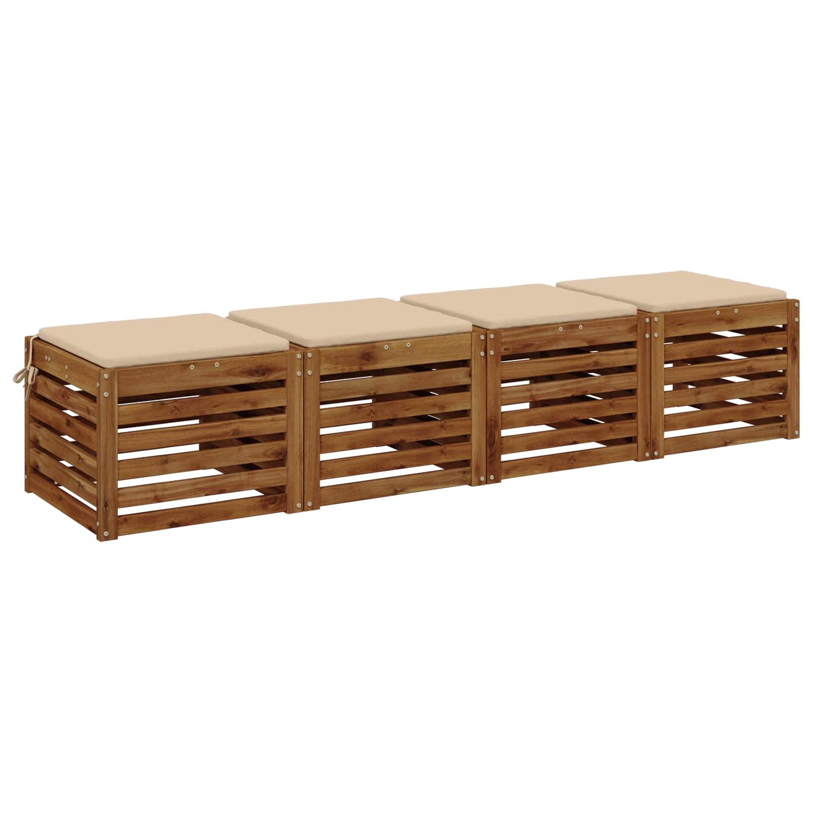 4 dalių sėdynės pagalvėlės SOEST 4 vnt. 100% poliesteris