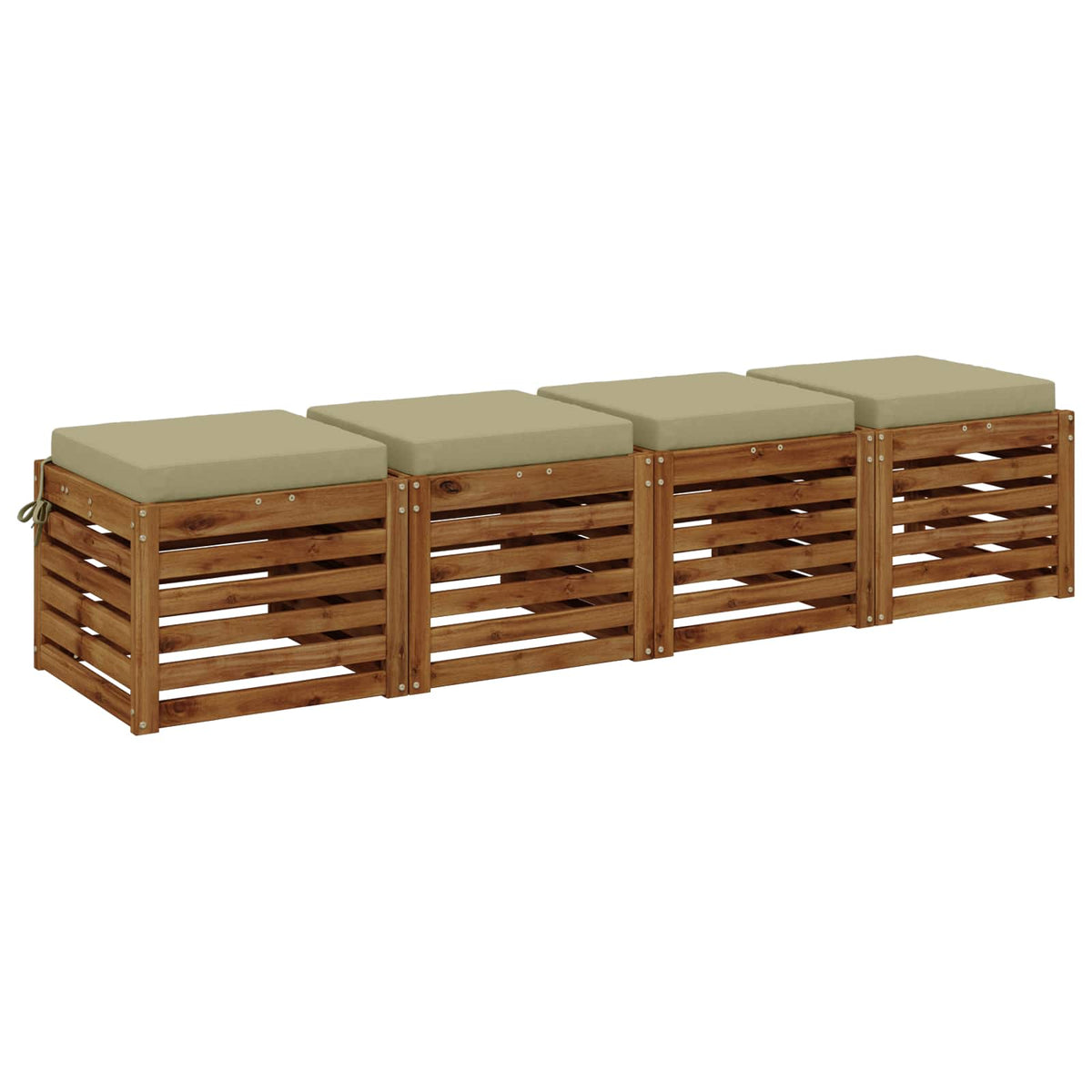 4 dalių sėdynės pagalvėlės SOEST 4 vnt. 100% poliesteris