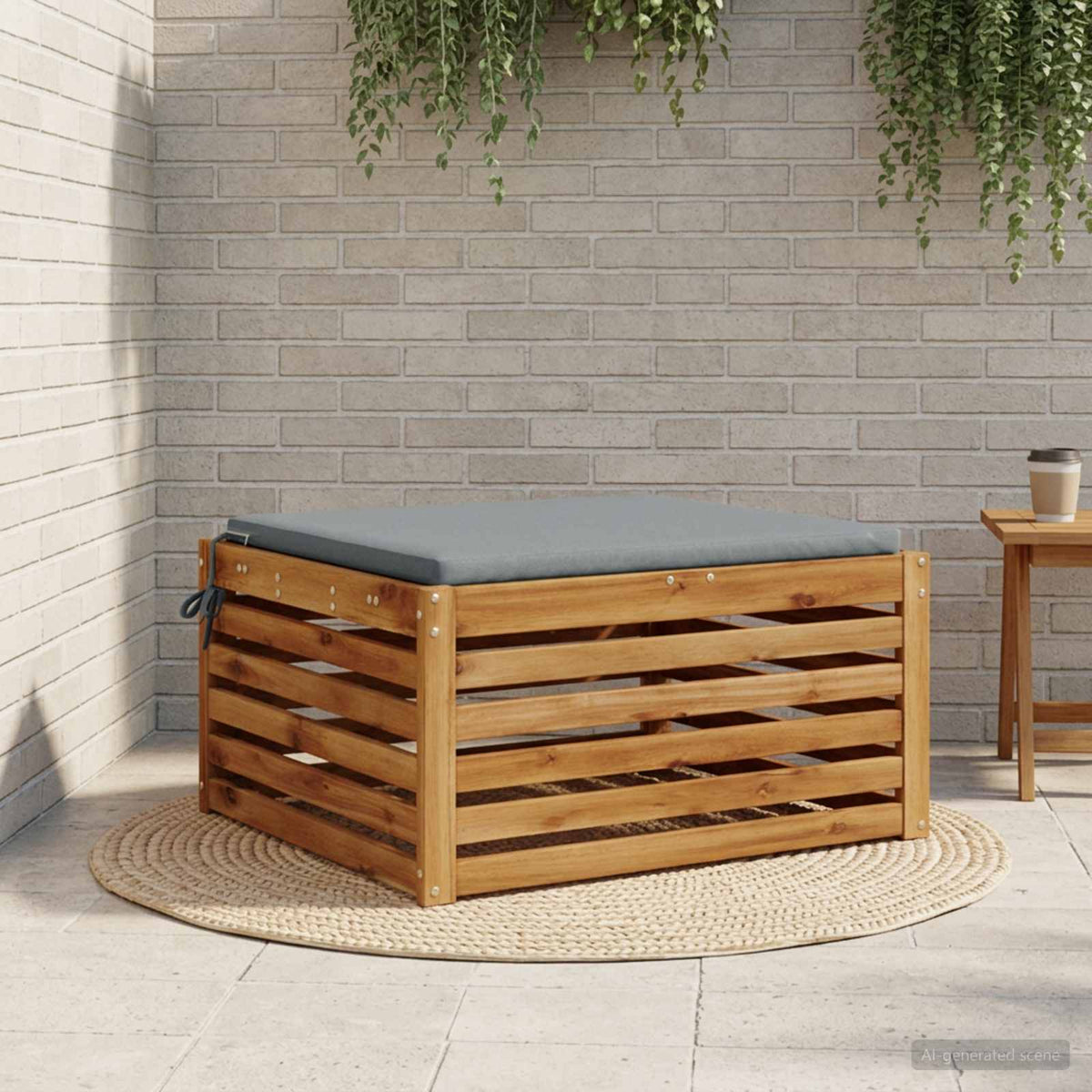 Sėdynių pagalvėlės SOEST 100% poliesteris Mėlyna 80 x 80 x 3 cm