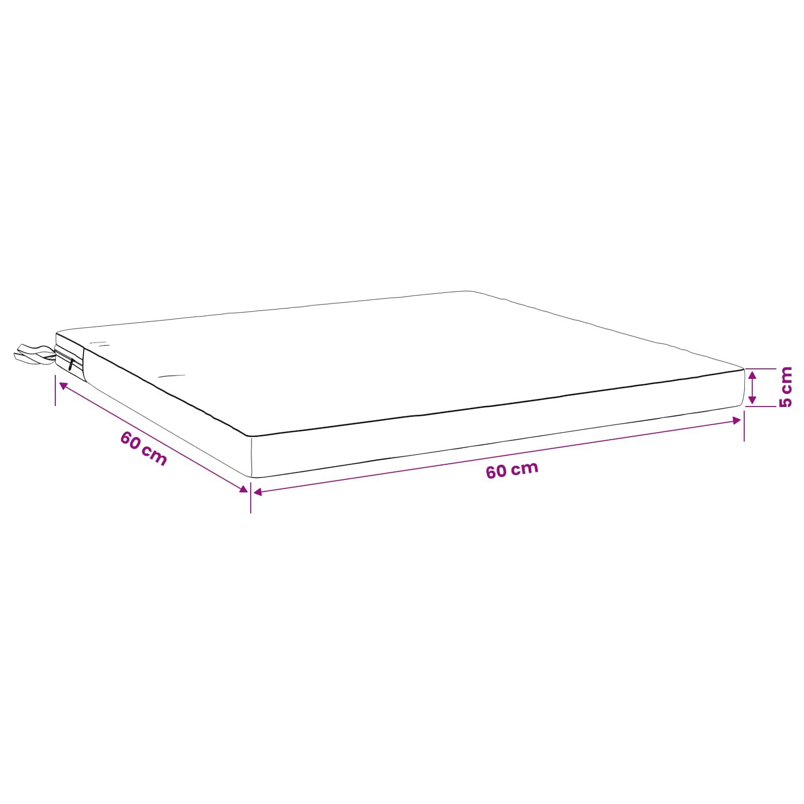 4 dalių sėdynės pagalvėlės SOEST 4 vnt. 100% poliesteris Juoda