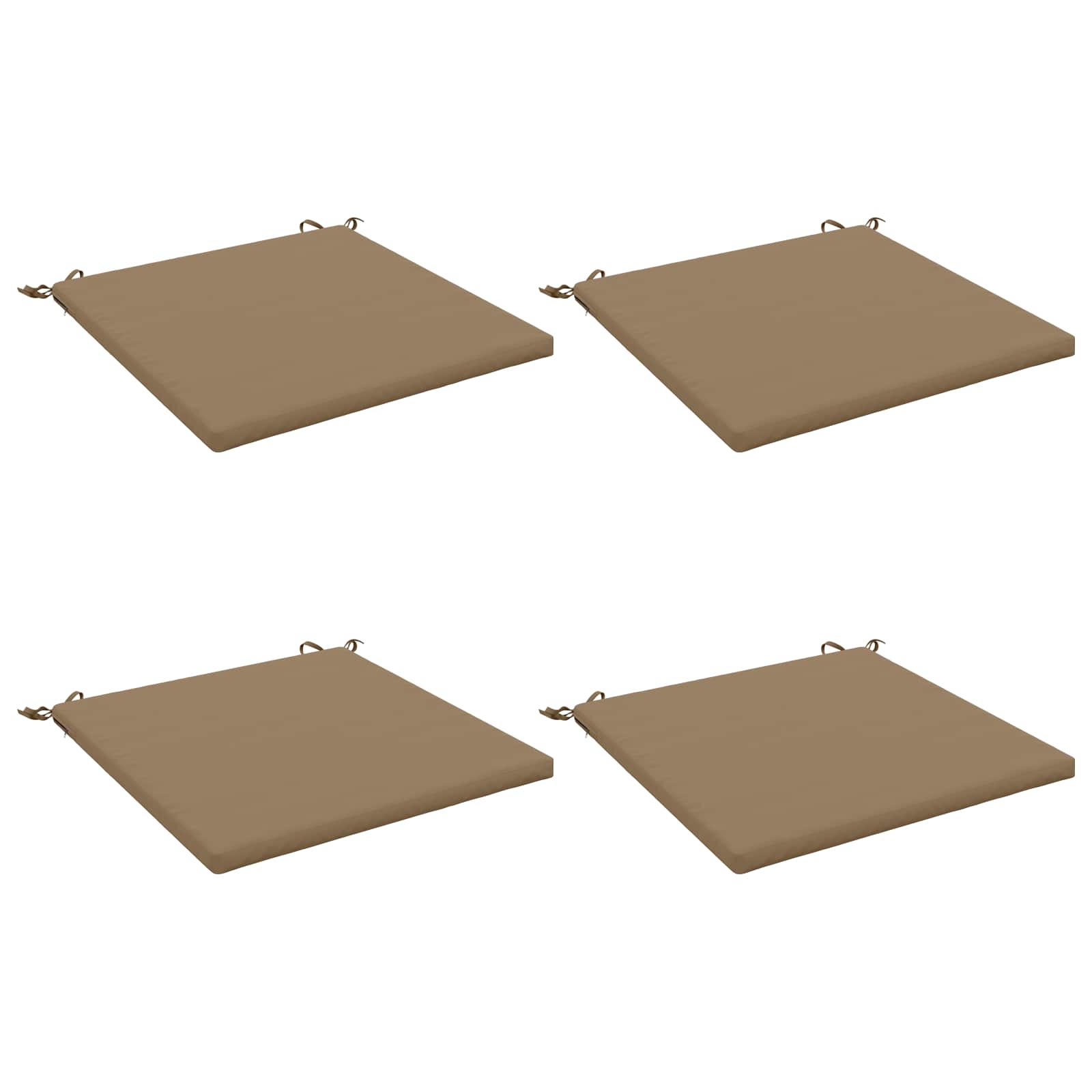 4 dalių sėdynės pagalvėlės SOEST 4 vnt. 100% poliesteris Taupe