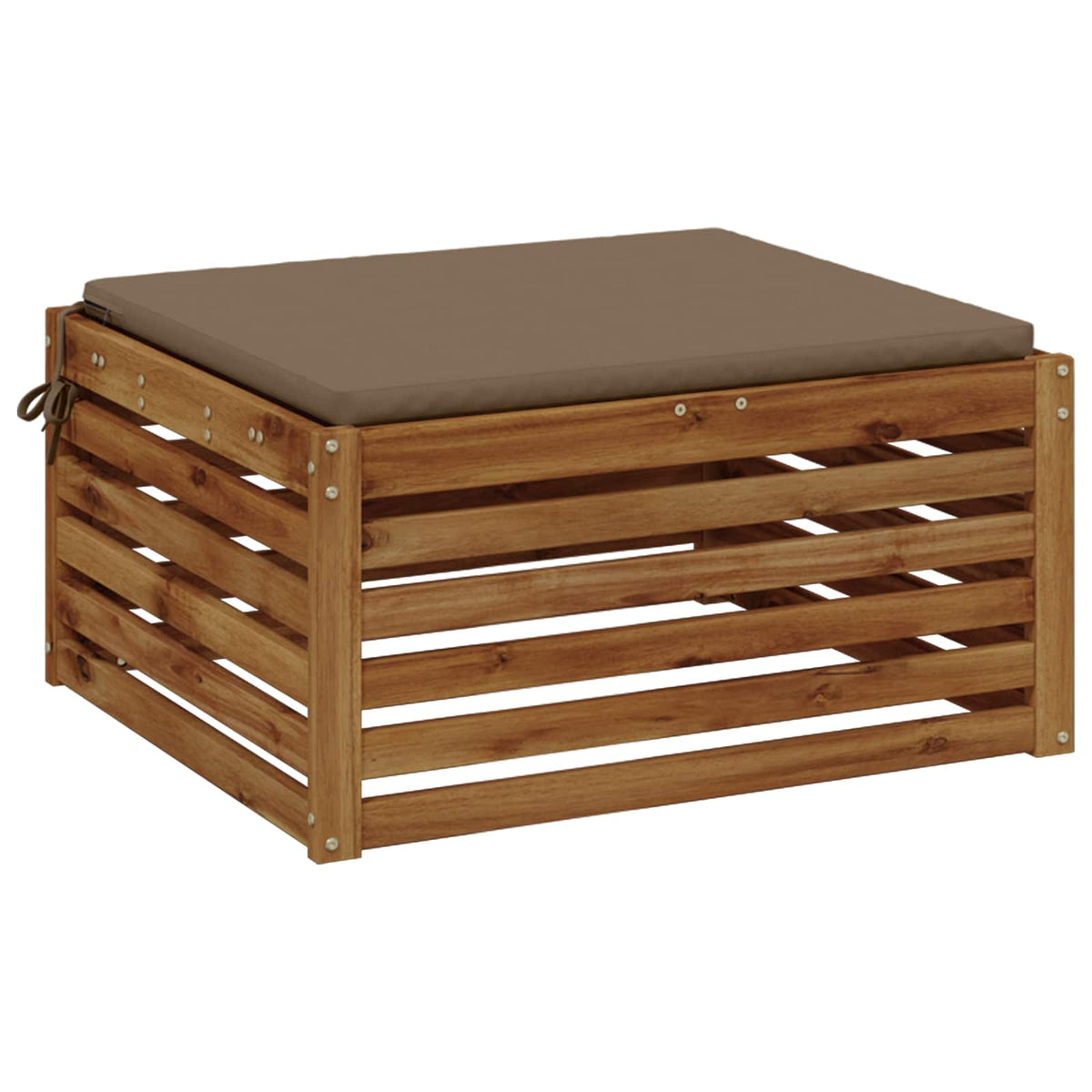 Sėdynių pagalvėlės SOEST 100% poliesteris Taupe 80 x 80 x 3 cm
