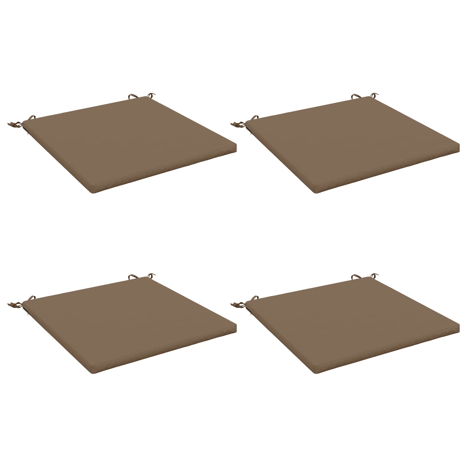4 dalių sėdynės pagalvėlės SOEST 4 vnt. 100% poliesteris Taupe