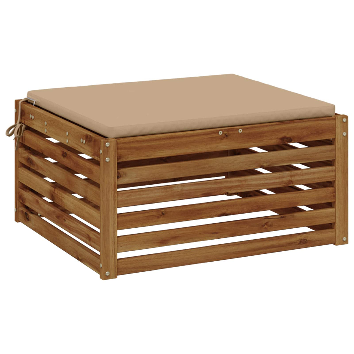 Sėdynių pagalvėlės SOEST 100% poliesteris Smėlio 80 x 80 x 3 cm