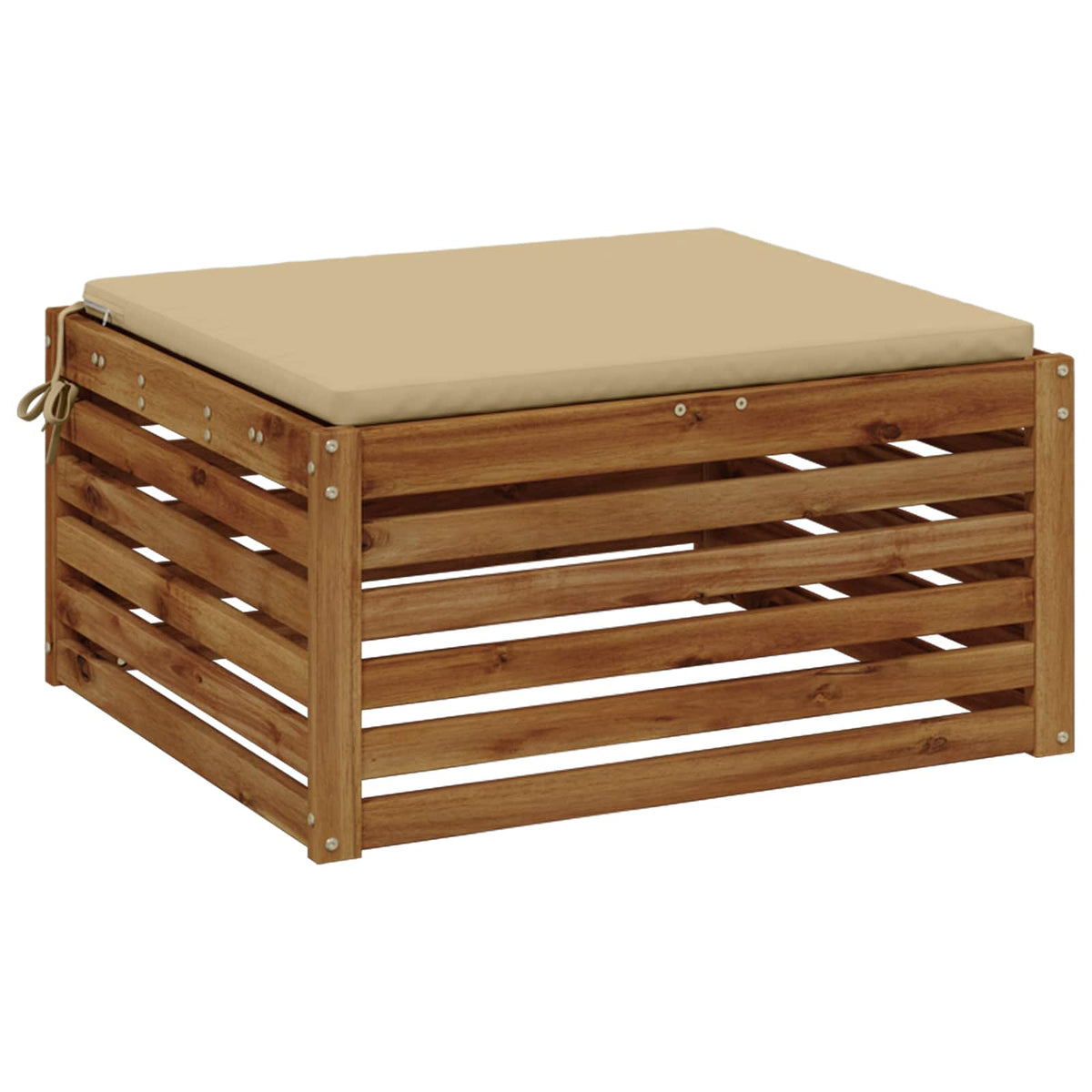 Sėdynių pagalvėlės SOEST 100% poliesteris Smėlio 80 x 80 x 3 cm