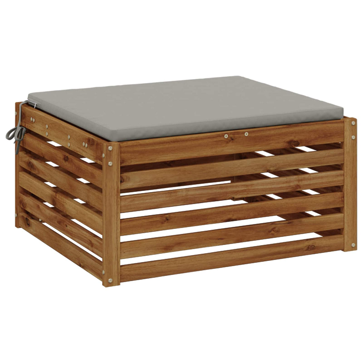 Sėdynių pagalvėlės SOEST 100% poliesteris Pilka 80 x 80 x 3 cm
