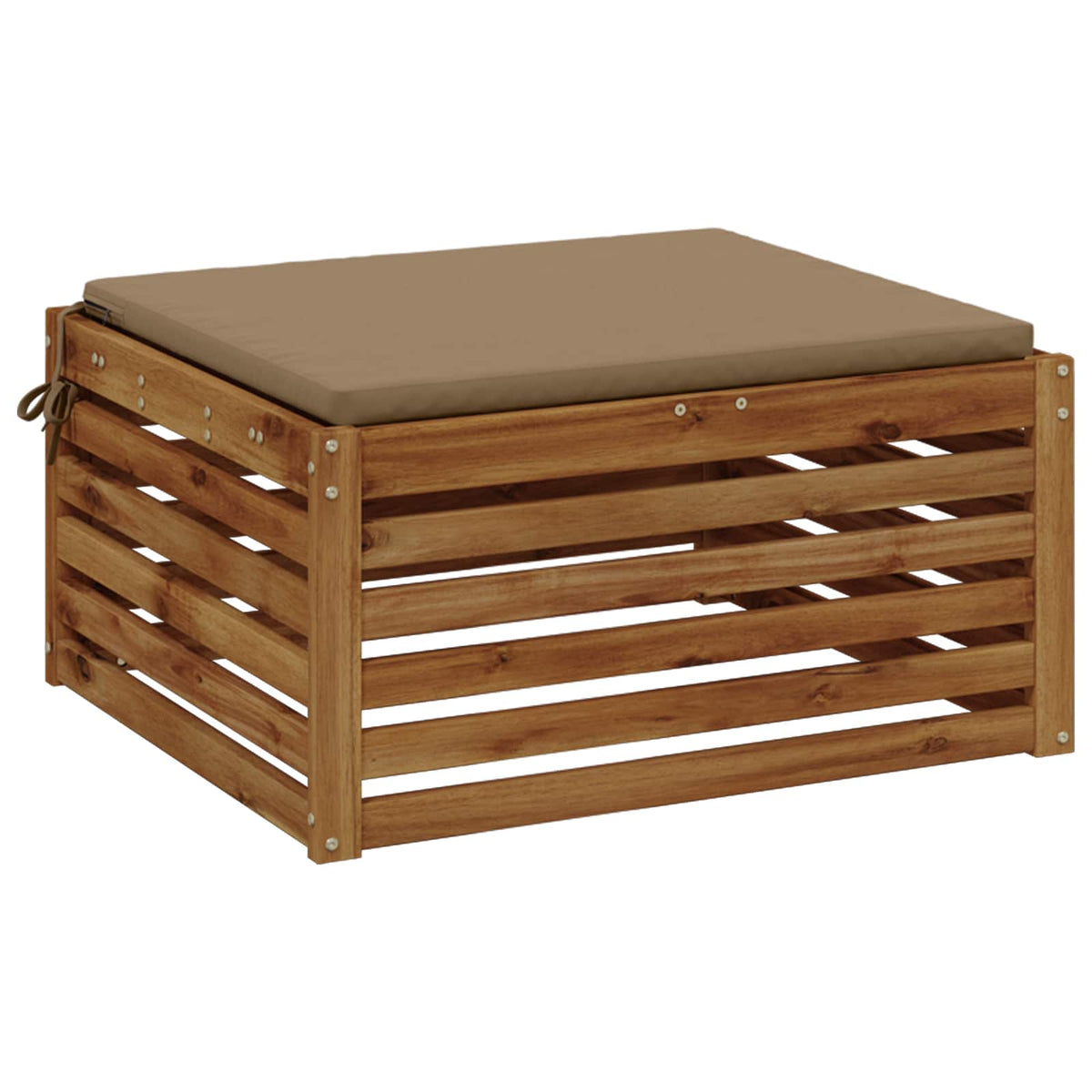 Sėdynių pagalvėlės SOEST 100% poliesteris Taupe 80 x 80 x 3 cm