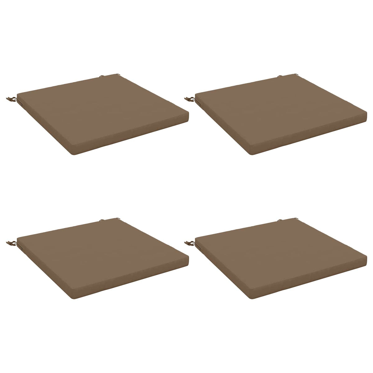 4 dalių sėdynės pagalvėlės SOEST 4 vnt. 100% poliesteris Taupe