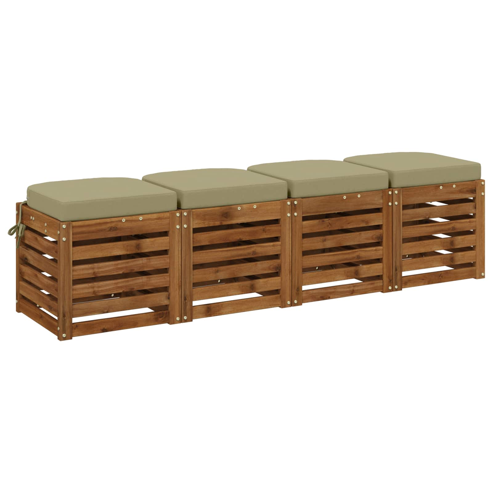 4 dalių sėdynių pagalvėlės SOEST 4 pcs 100% poliesteris