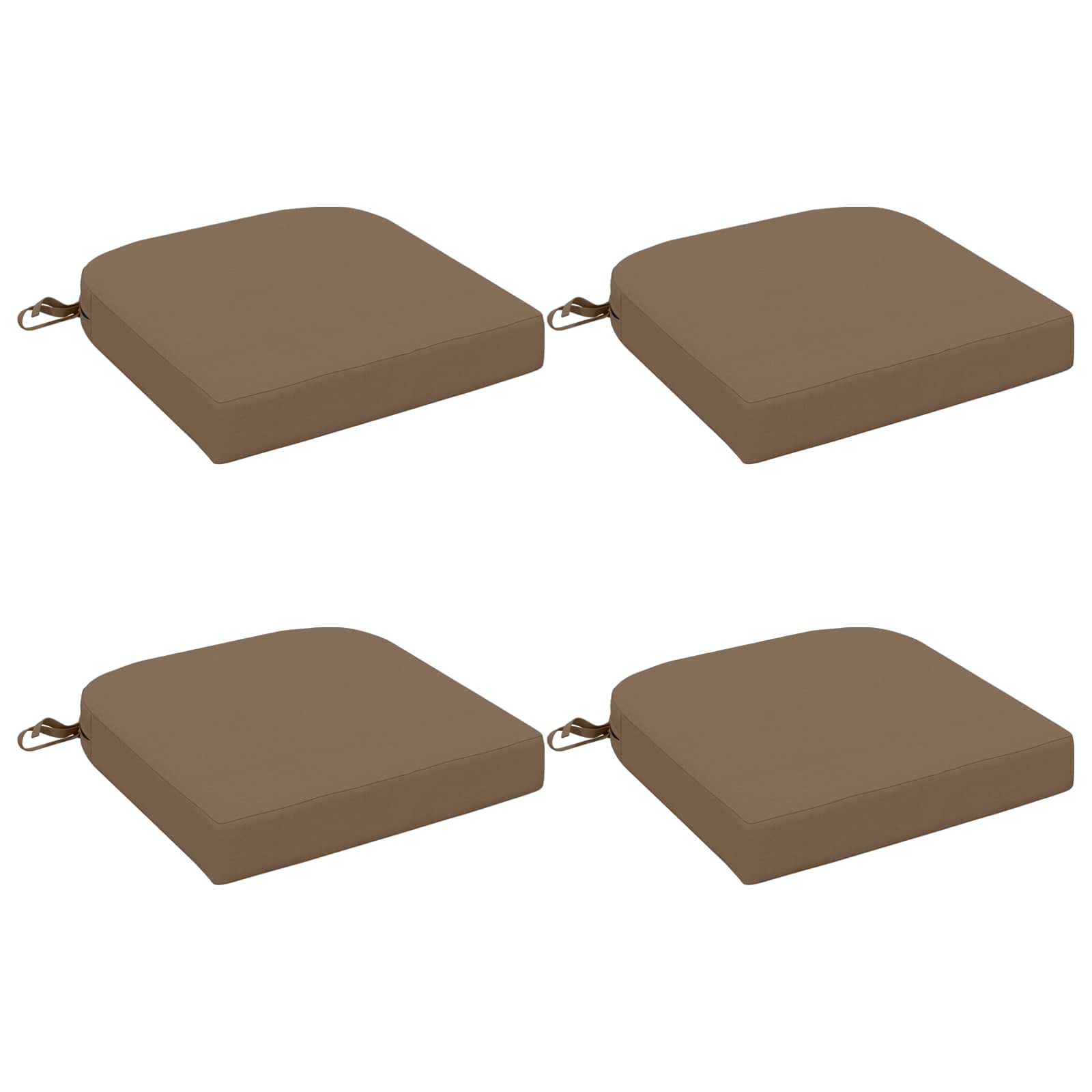 4 dalių sėdynių pagalvėlės SOEST 4 pcs 100% poliesteris Taupe
