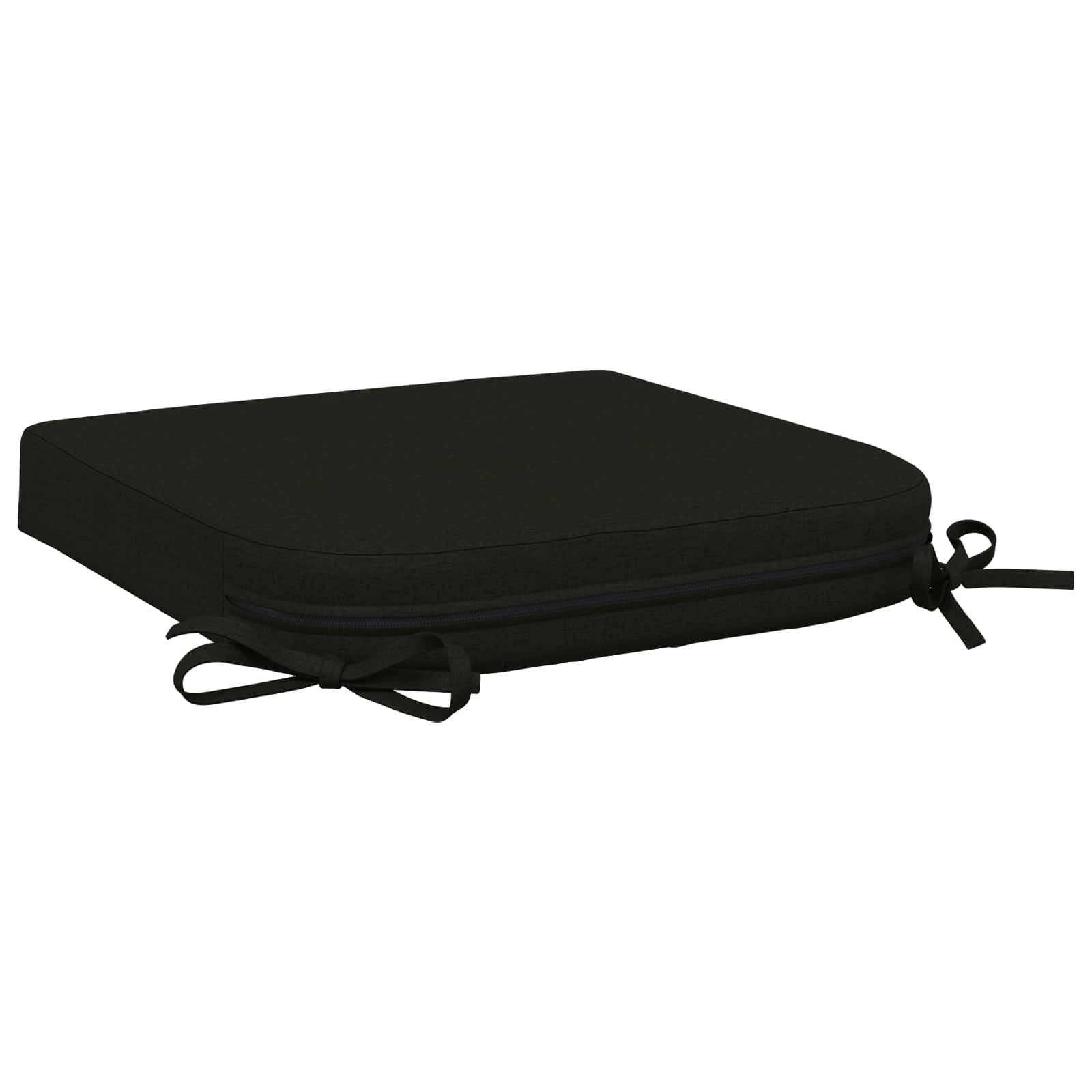 4 dalių sėdynių pagalvėlės SOEST 4 pcs 100% poliesteris Juoda