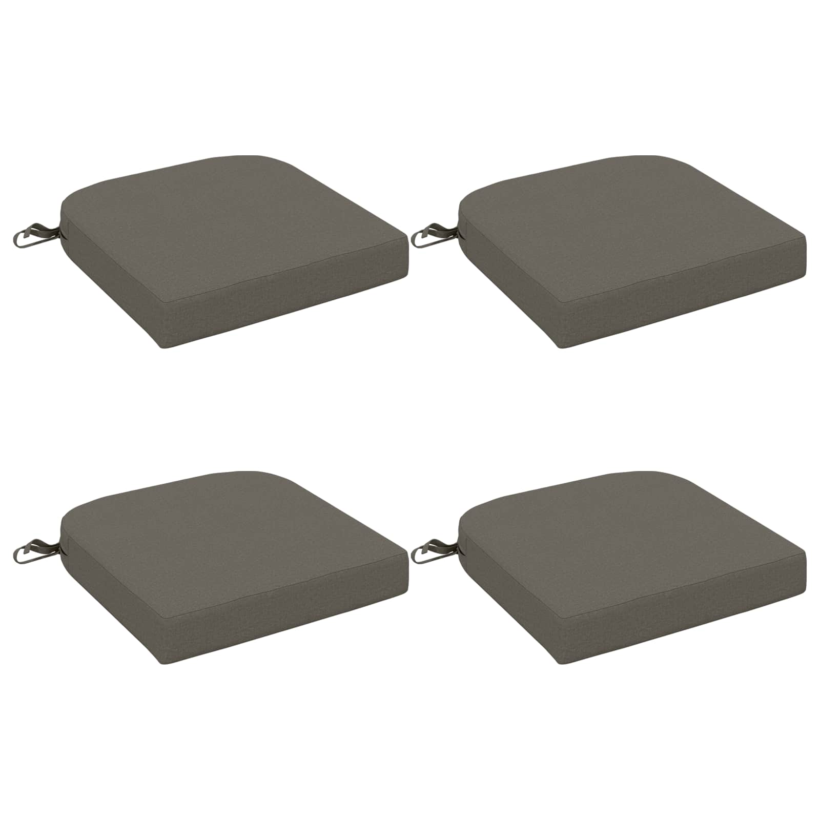 4 dalių sėdynių pagalvėlės SOEST 4 pcs 100% poliesteris Pilka