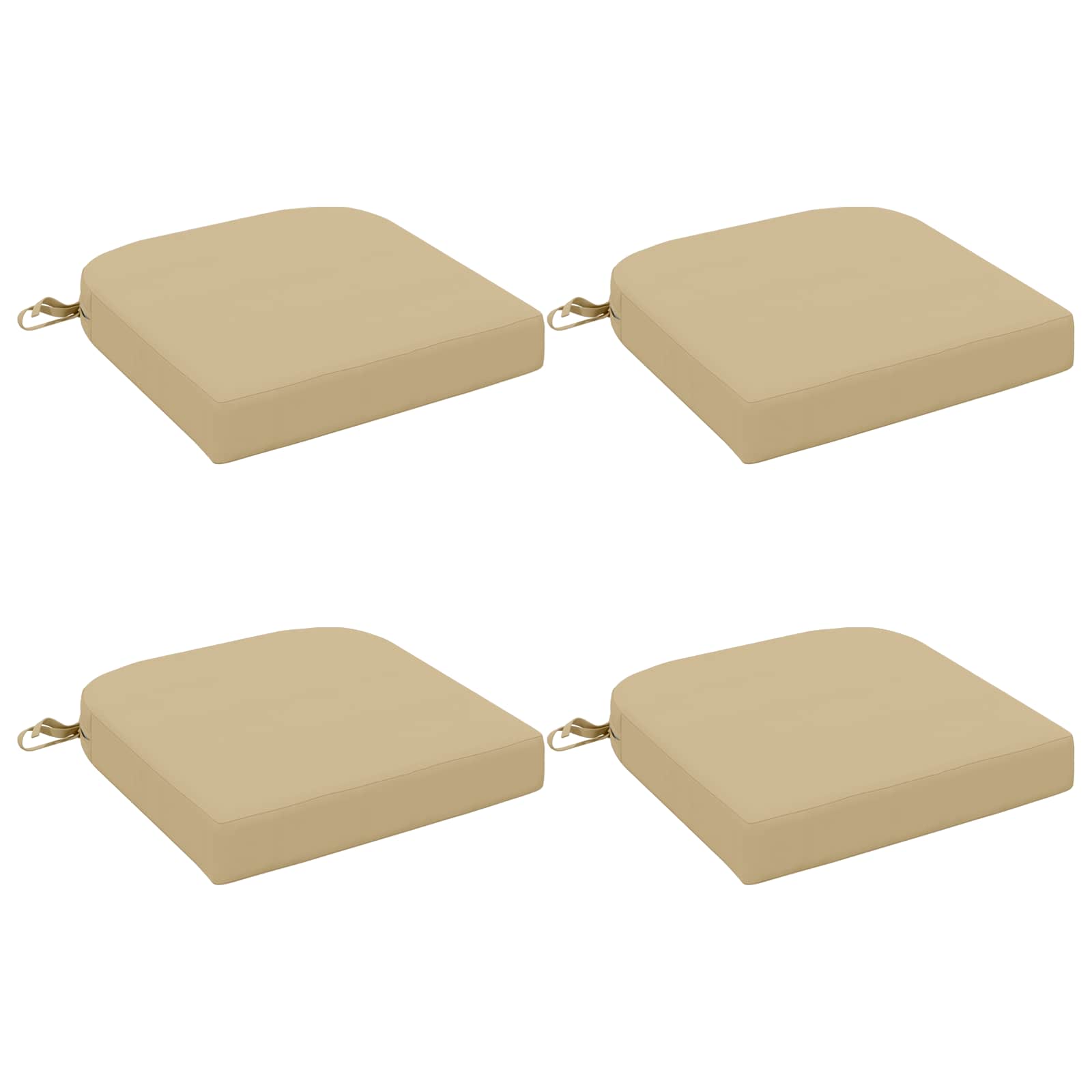 4 dalių sėdynių pagalvėlės SOEST 4 pcs 100% poliesteris Smėlio