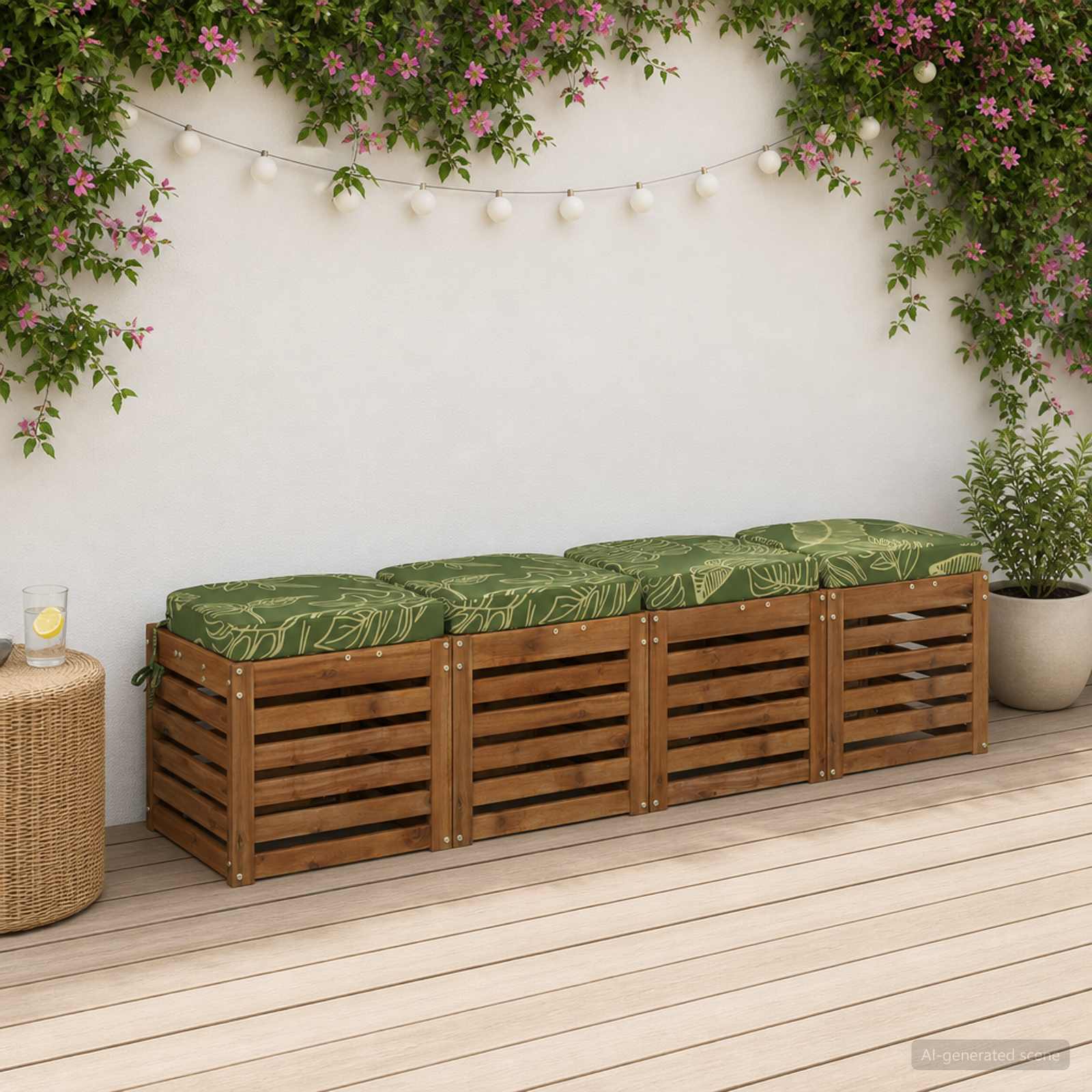 4 dalių sėdynių pagalvėlės SOEST 4 pcs 100% poliesteris