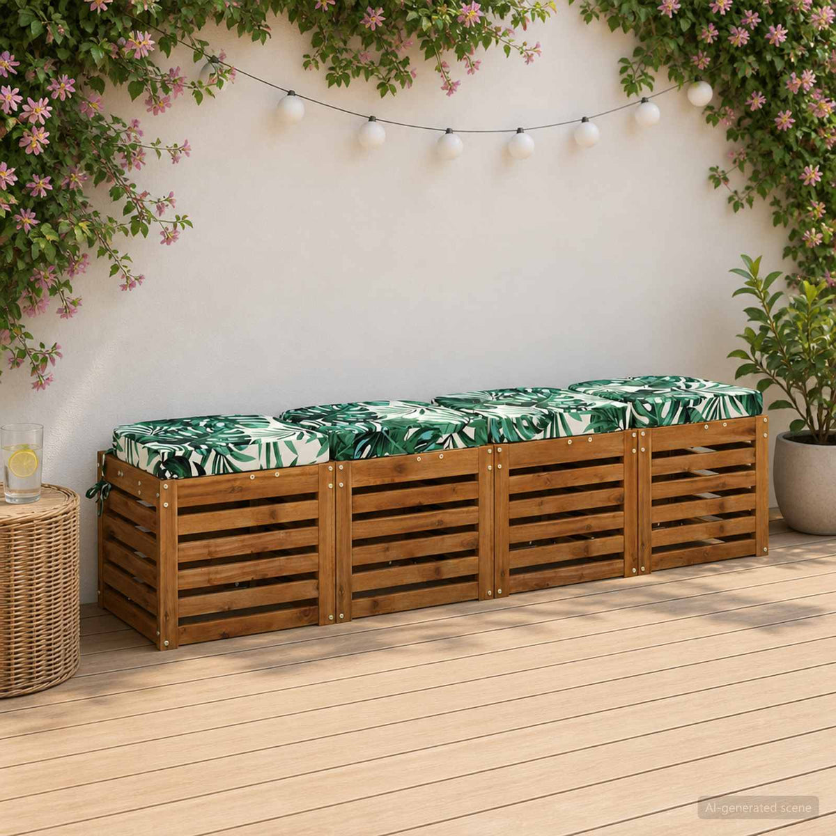 4 dalių sėdynių pagalvėlės SOEST 4 pcs 100% poliesteris