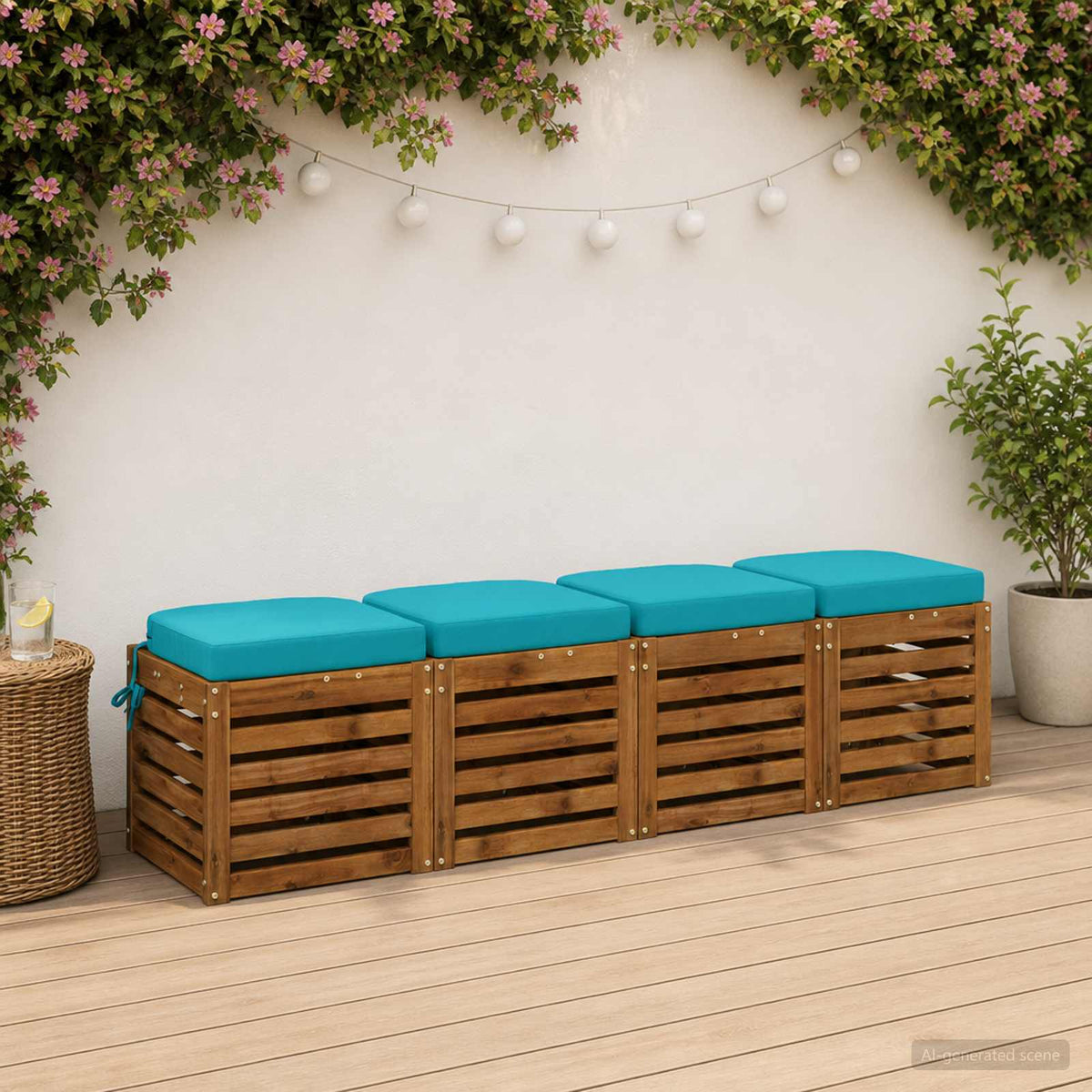 4 dalių sėdynių pagalvėlės SOEST 4 pcs 100% poliesteris Turkio