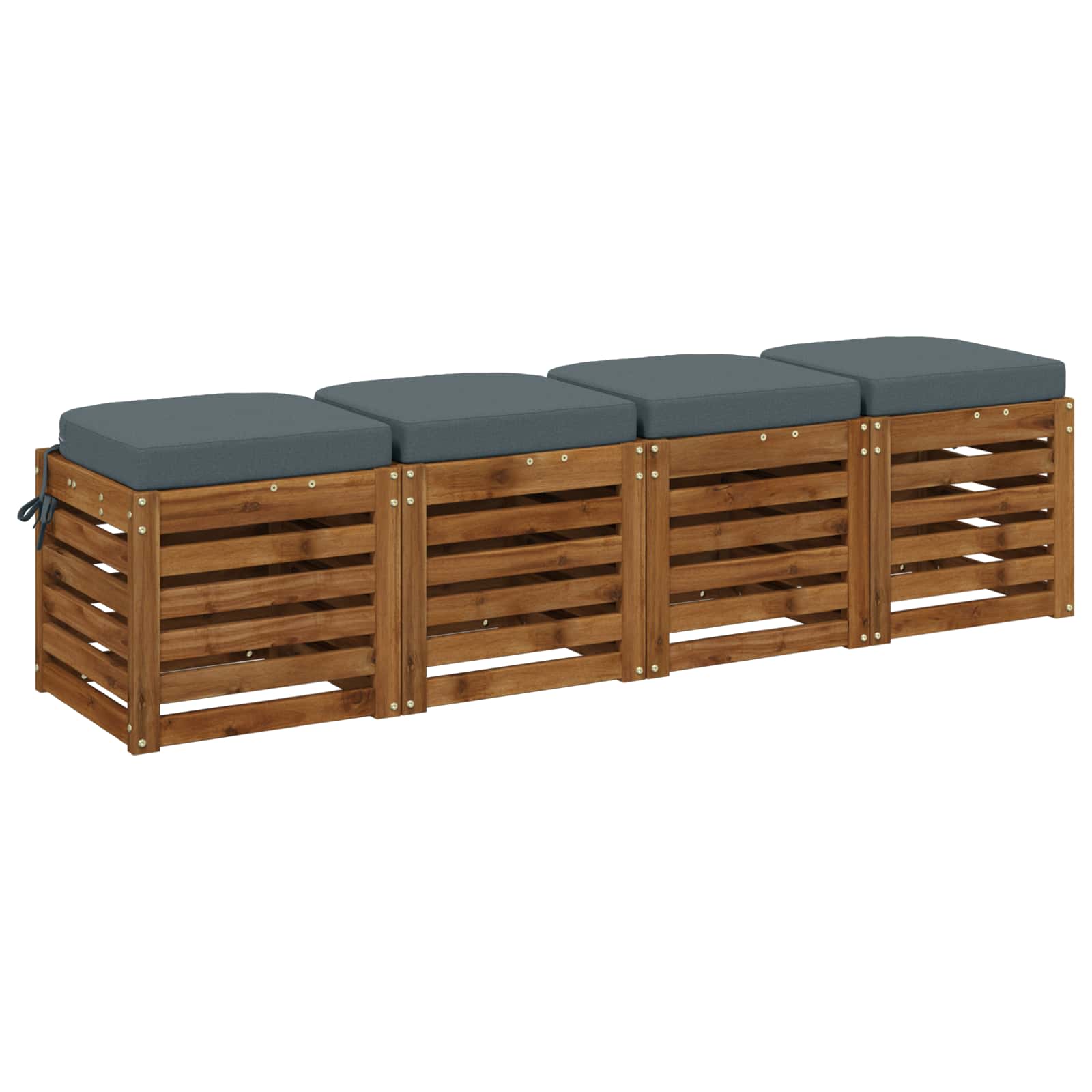 4 dalių sėdynių pagalvėlės SOEST 4 pcs 100% poliesteris Mėlyna