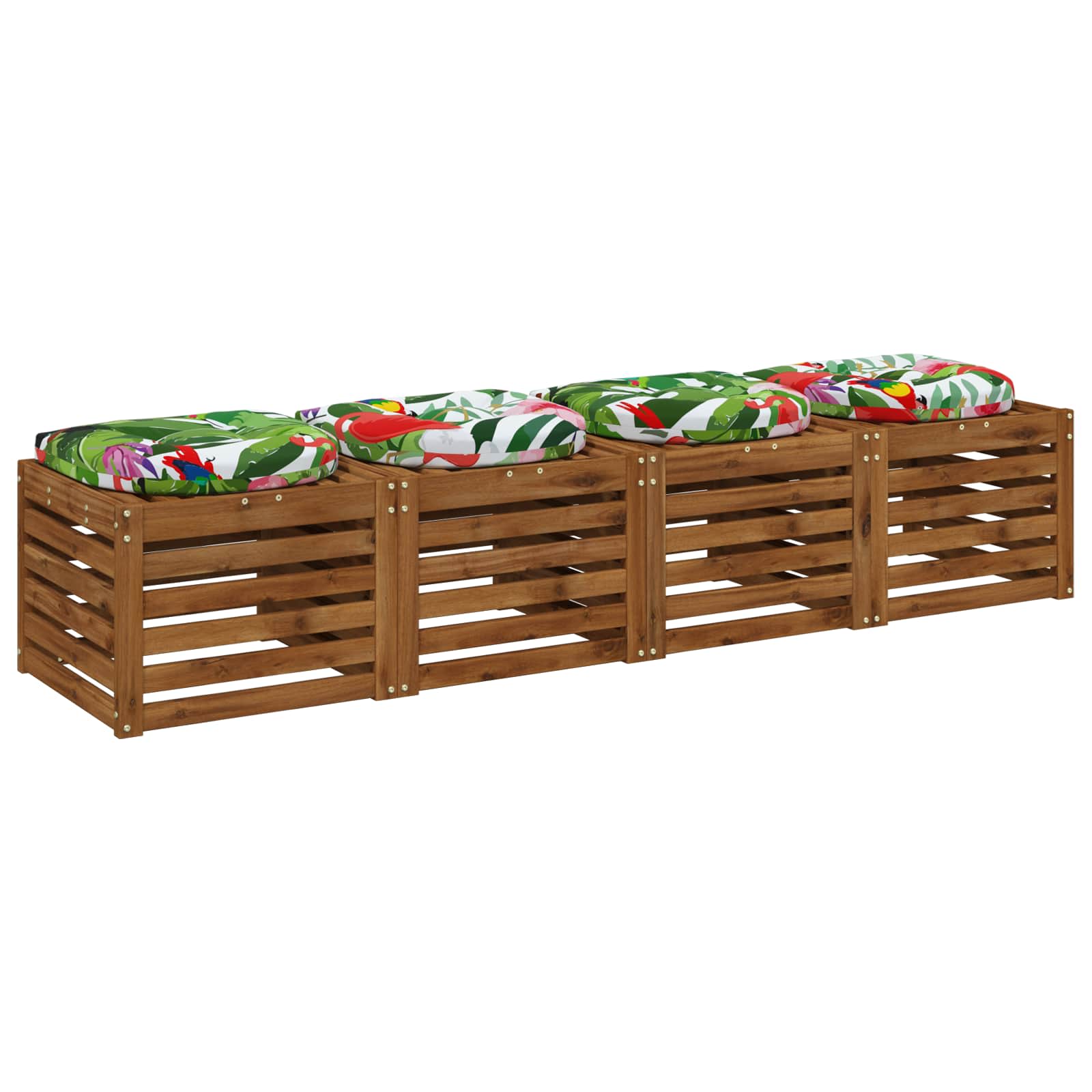 4 dalių sėdynės pagalvėlės 4 vnt. 100% poliesteris